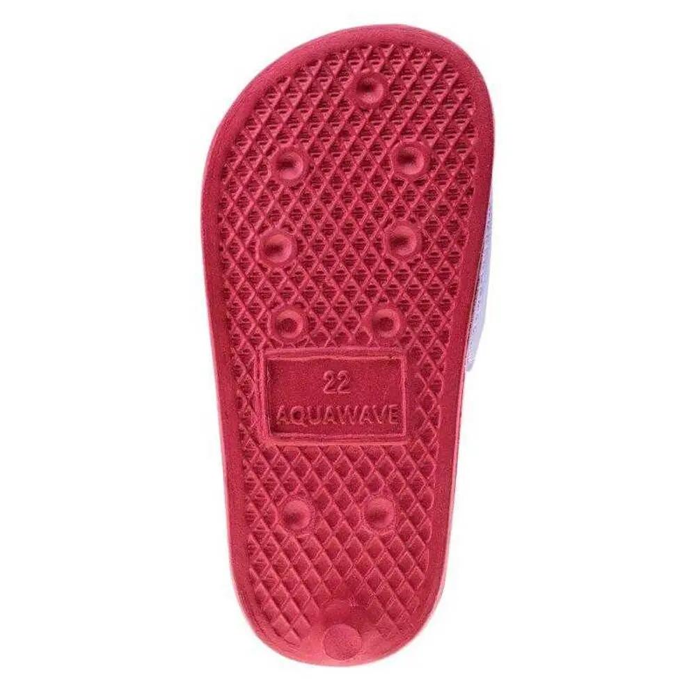 Claquettes NEFIS Enfant (Rouge / Violet Clair) 5/6