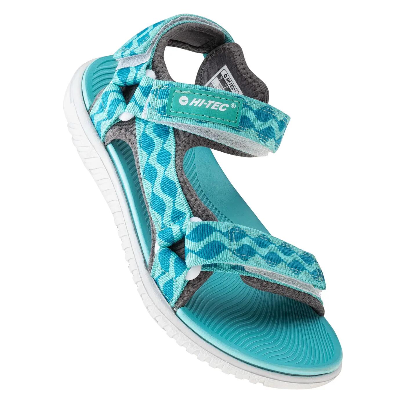 Sandali Donna Hi-Tec Hanary Grigio Turchese Chiaro 6/6