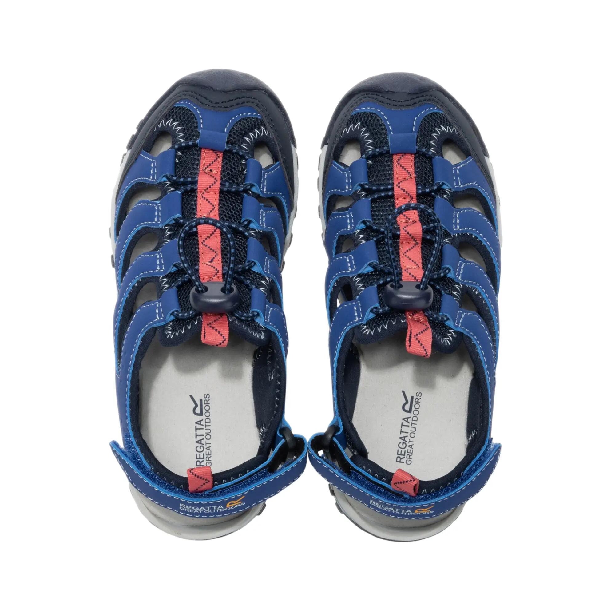 Sandálias Westshore IV para crianças e jovens (Azul Aviador/Rosa Pêssego) 6/7