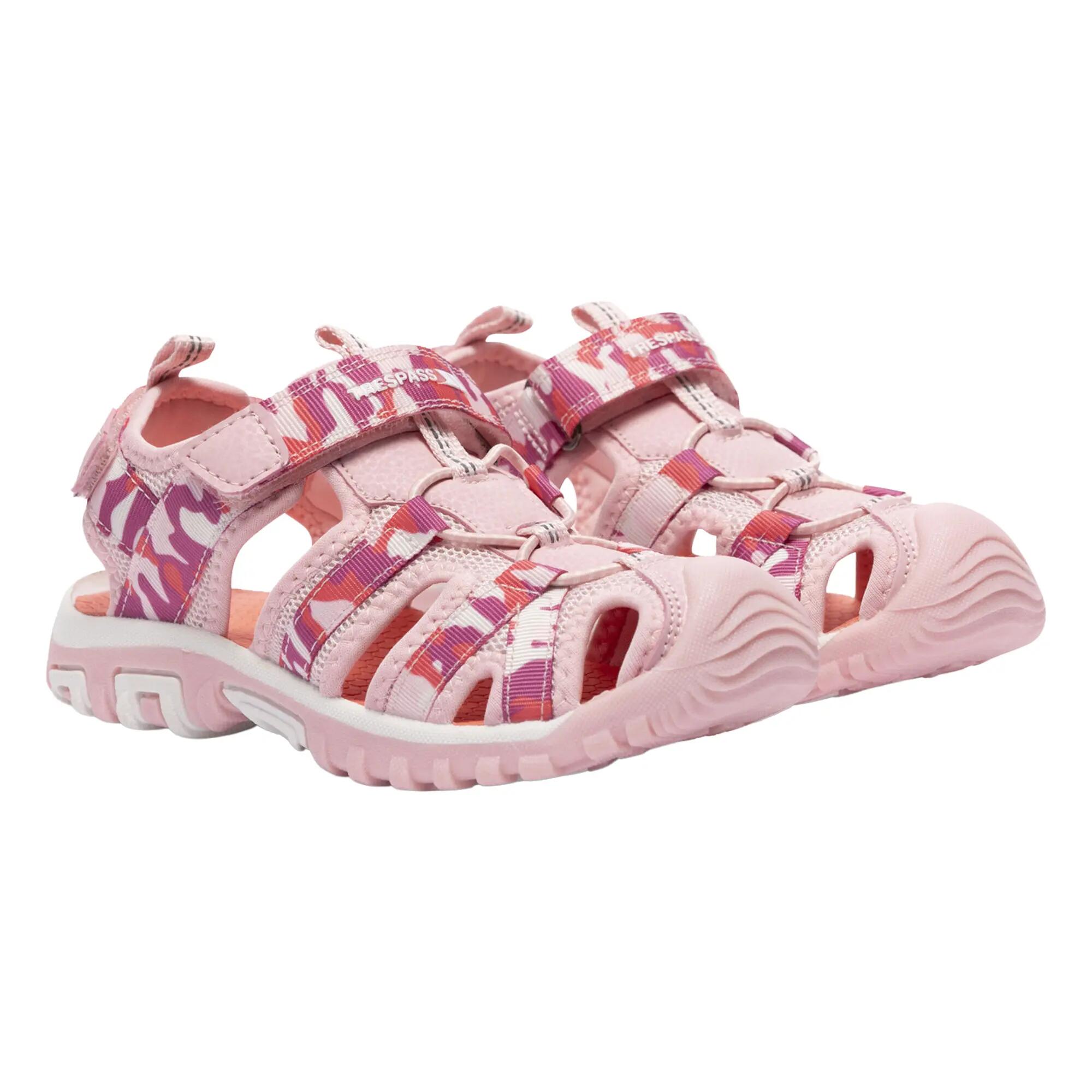Sandales À Bout Fermé Motif/style Camouflage JAIME Enfant (Rose Camouflage) 7/7