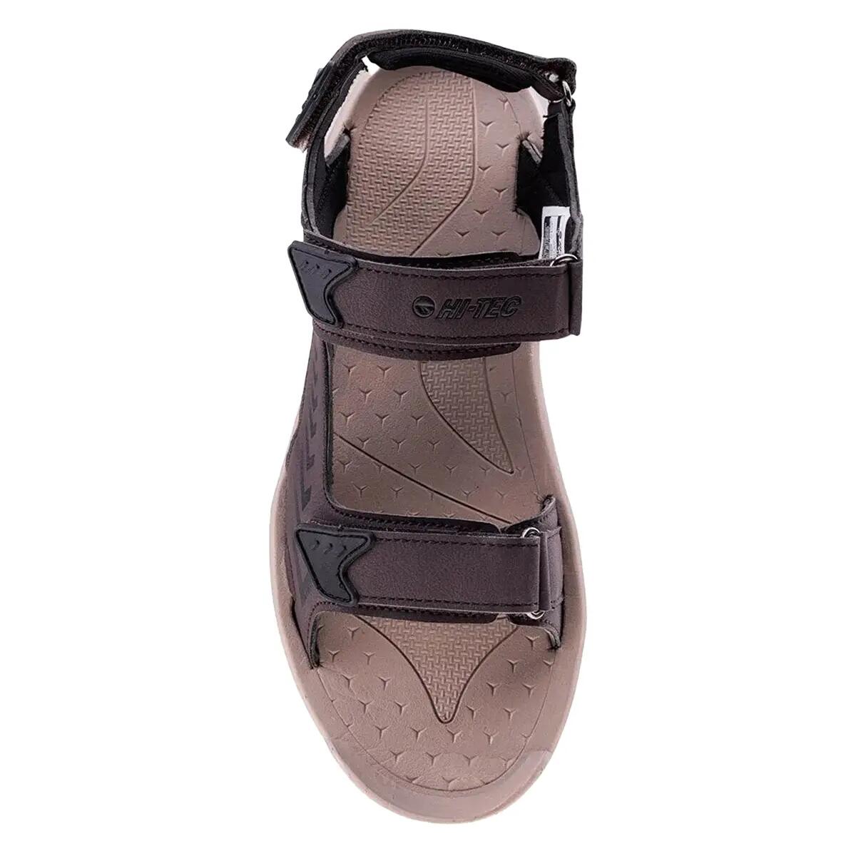 Sandali Uomo Hi-Tec Lubiser Marrone Nero 5/5