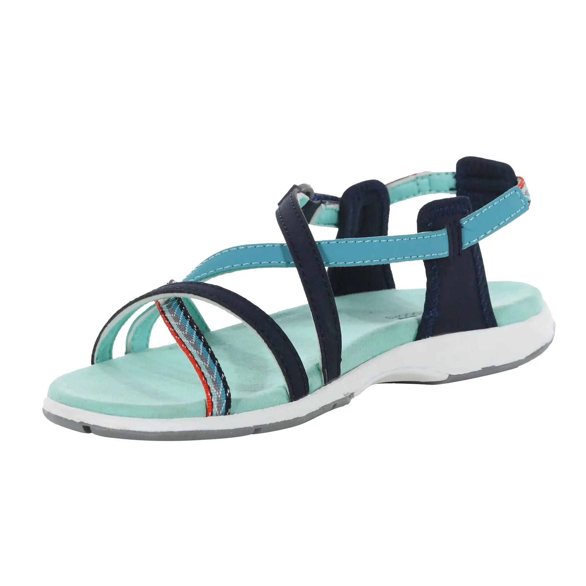 Dames Santa Roma CrissCross sandalen (Marine/Oceaangolf) 6/6