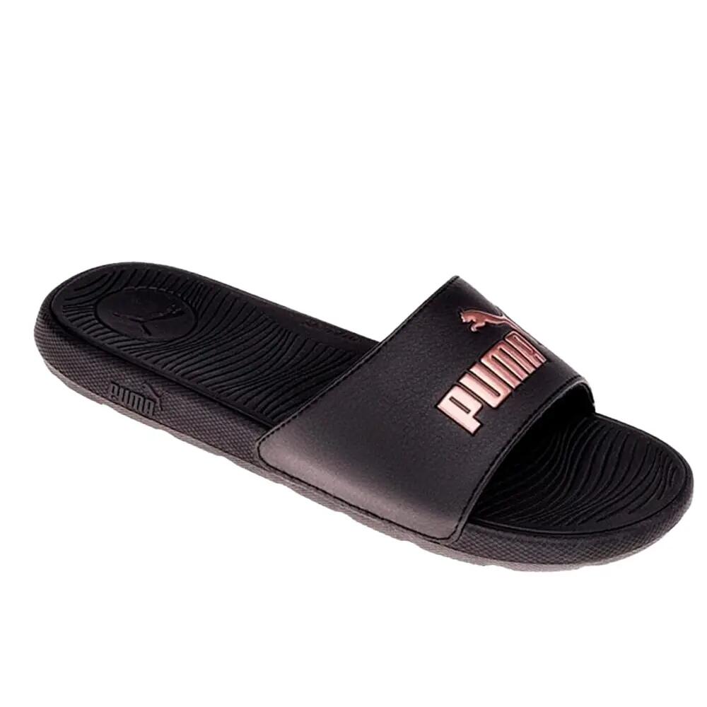 Chinelos Cool Cat 2.0 para senhora/senhora (Preto/dourado) 6/7