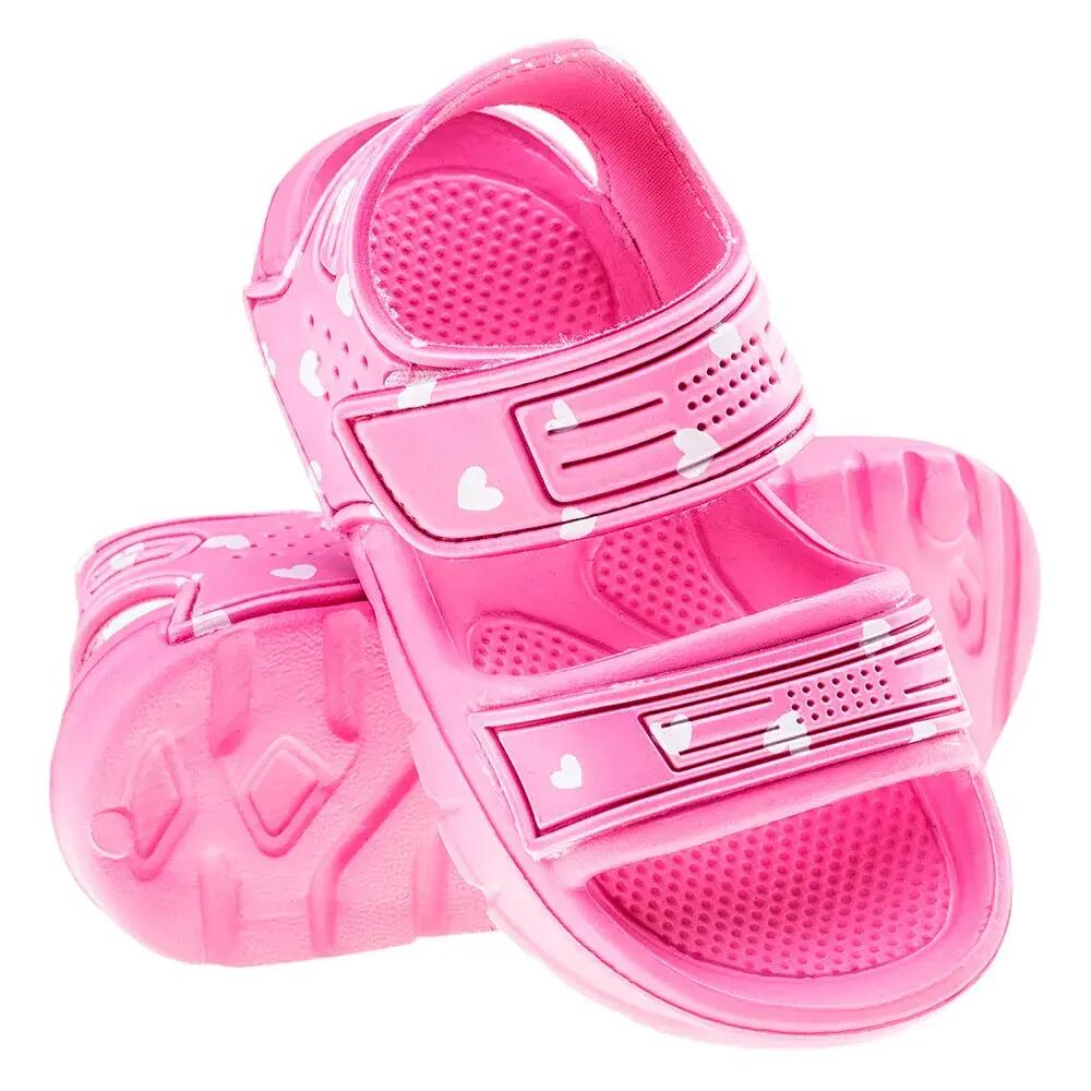 Sandalias Malemo para Niños/Niñas Rosa Claro, Blanco 6/6