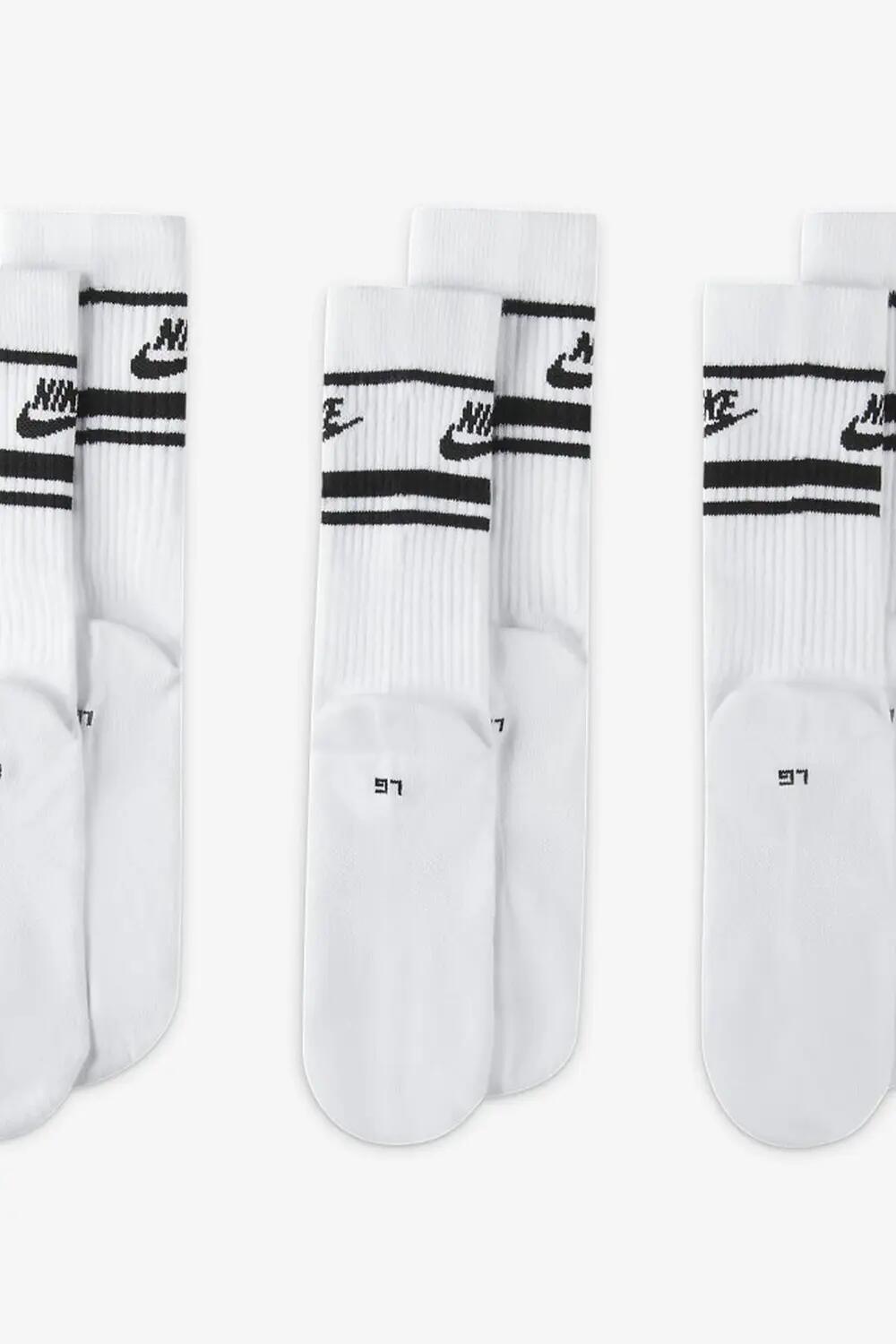 CALZINI Nike Everyday Essential Crew 3pk, Bianca, Unisex 4/4