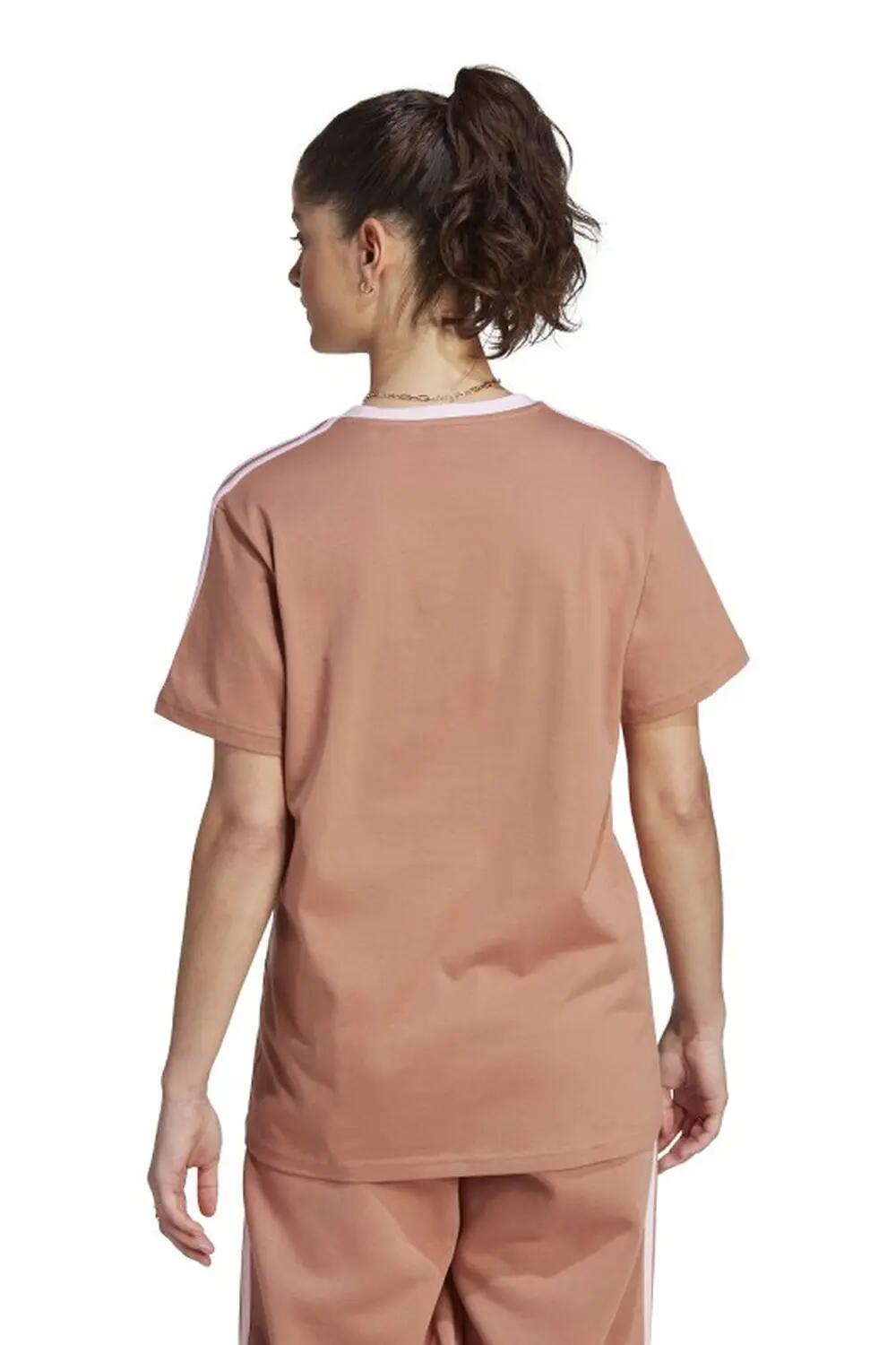 Camiseta esencial 3Stripe mujer 3/4