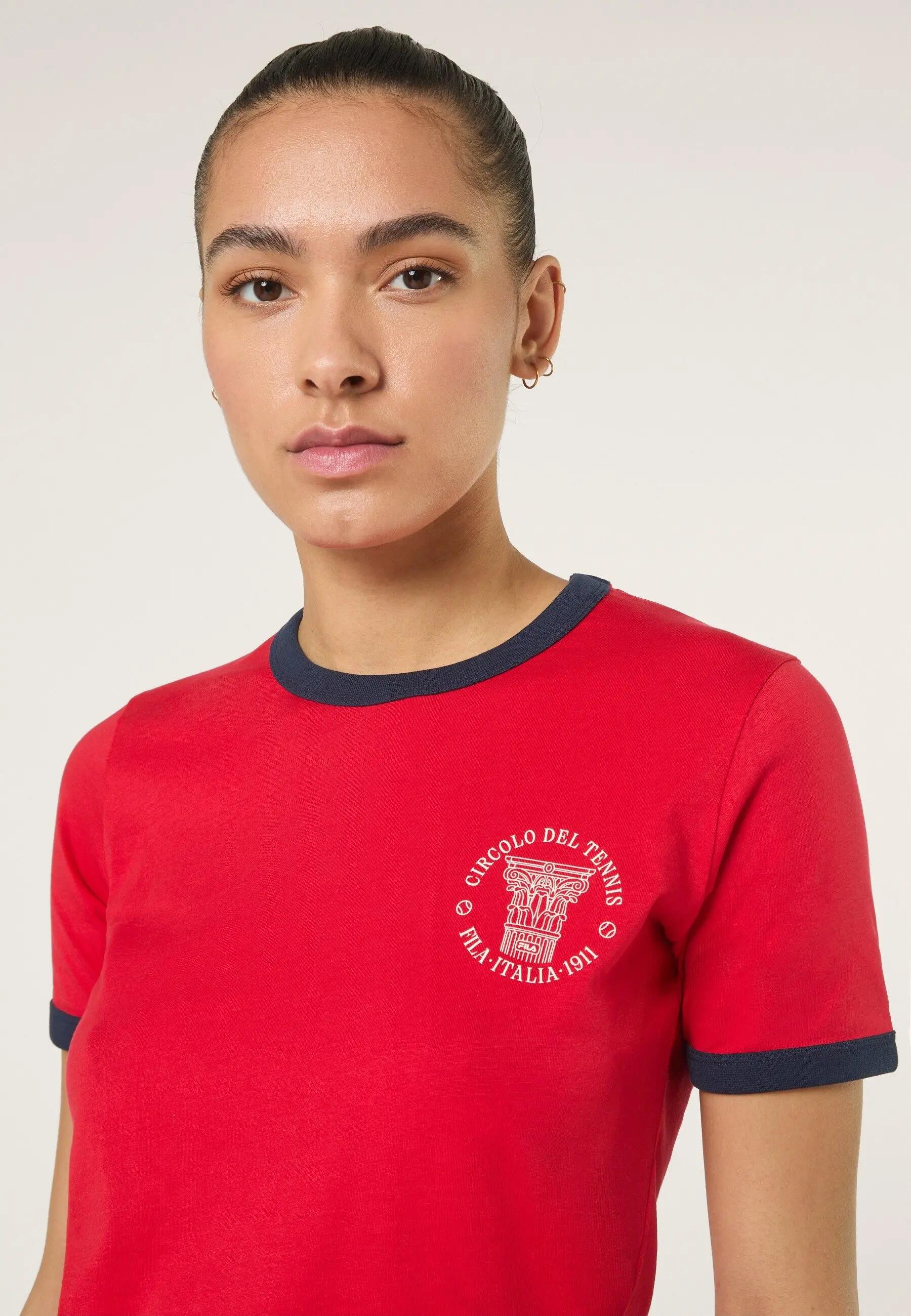 Marlia Regular Graphic Ringer T-Shirt – Damen Kurzarm-T-Shirt 6/6