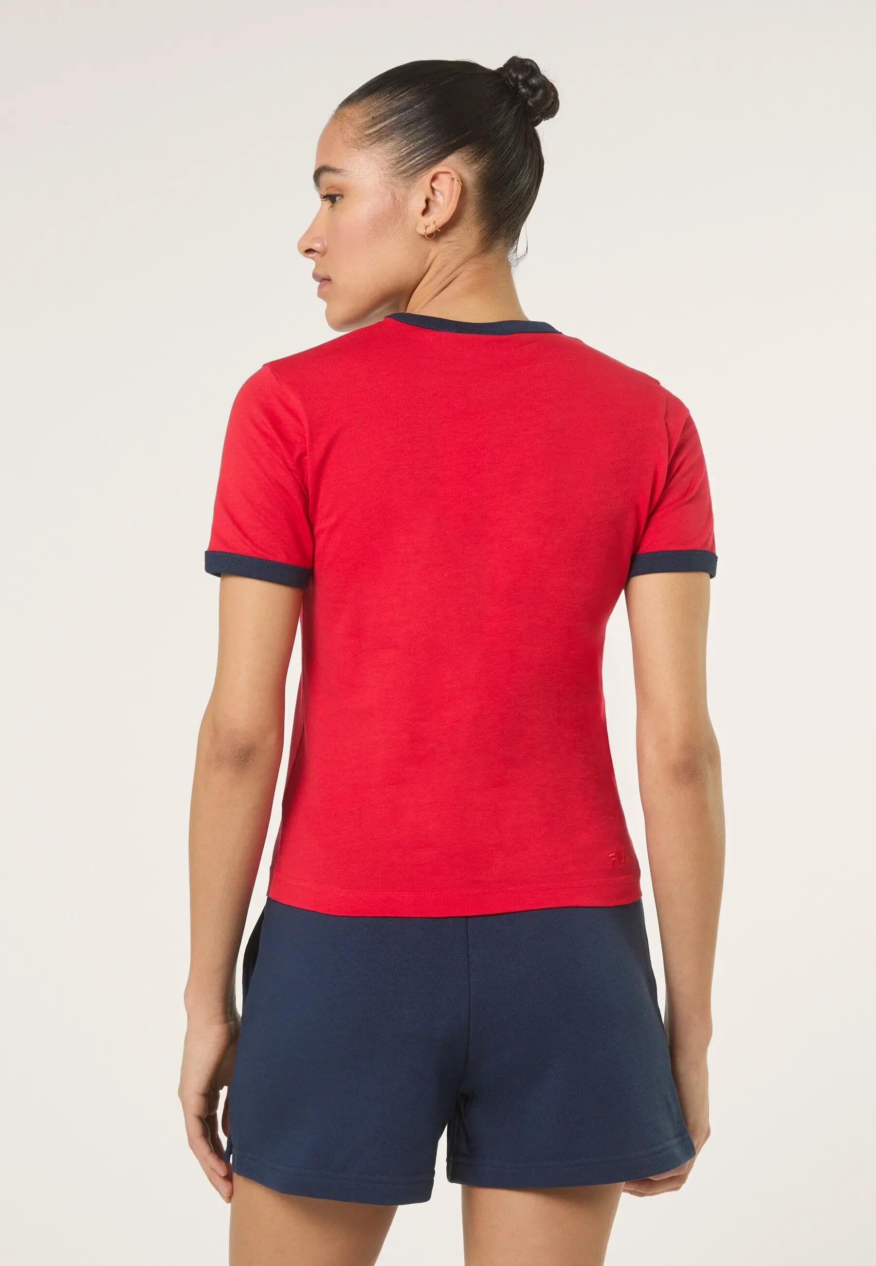 Marlia Regular Graphic Ringer T-Shirt – Damen Kurzarm-T-Shirt 4/6