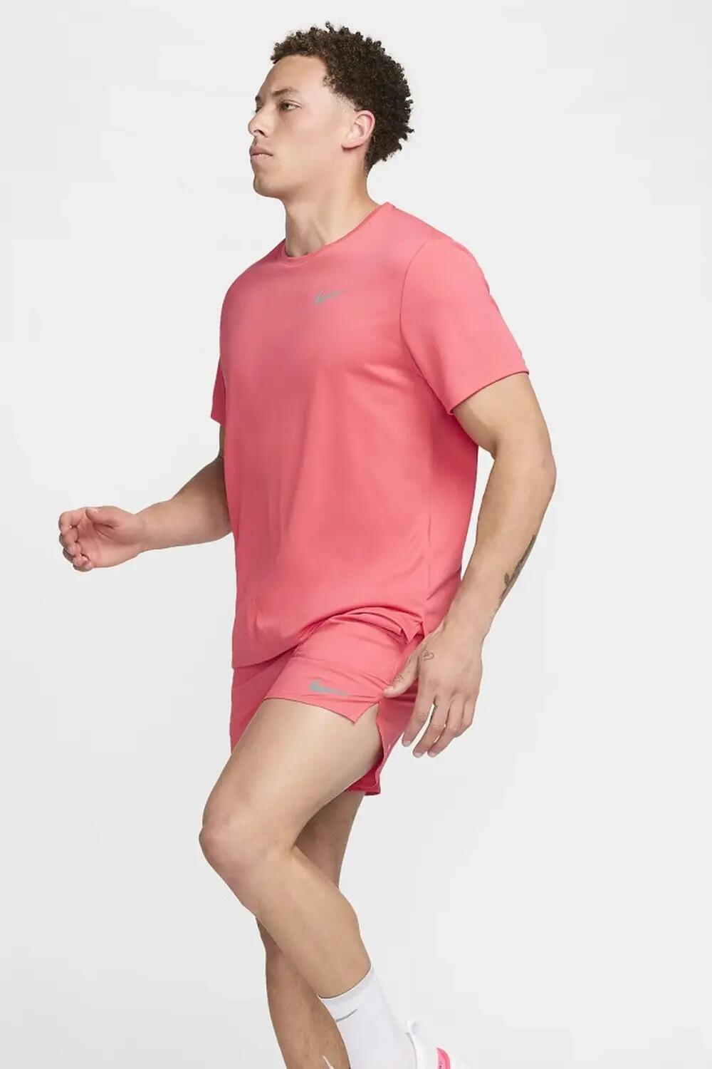 T-shirt Mannelijk Nike Miler Roze 4/4