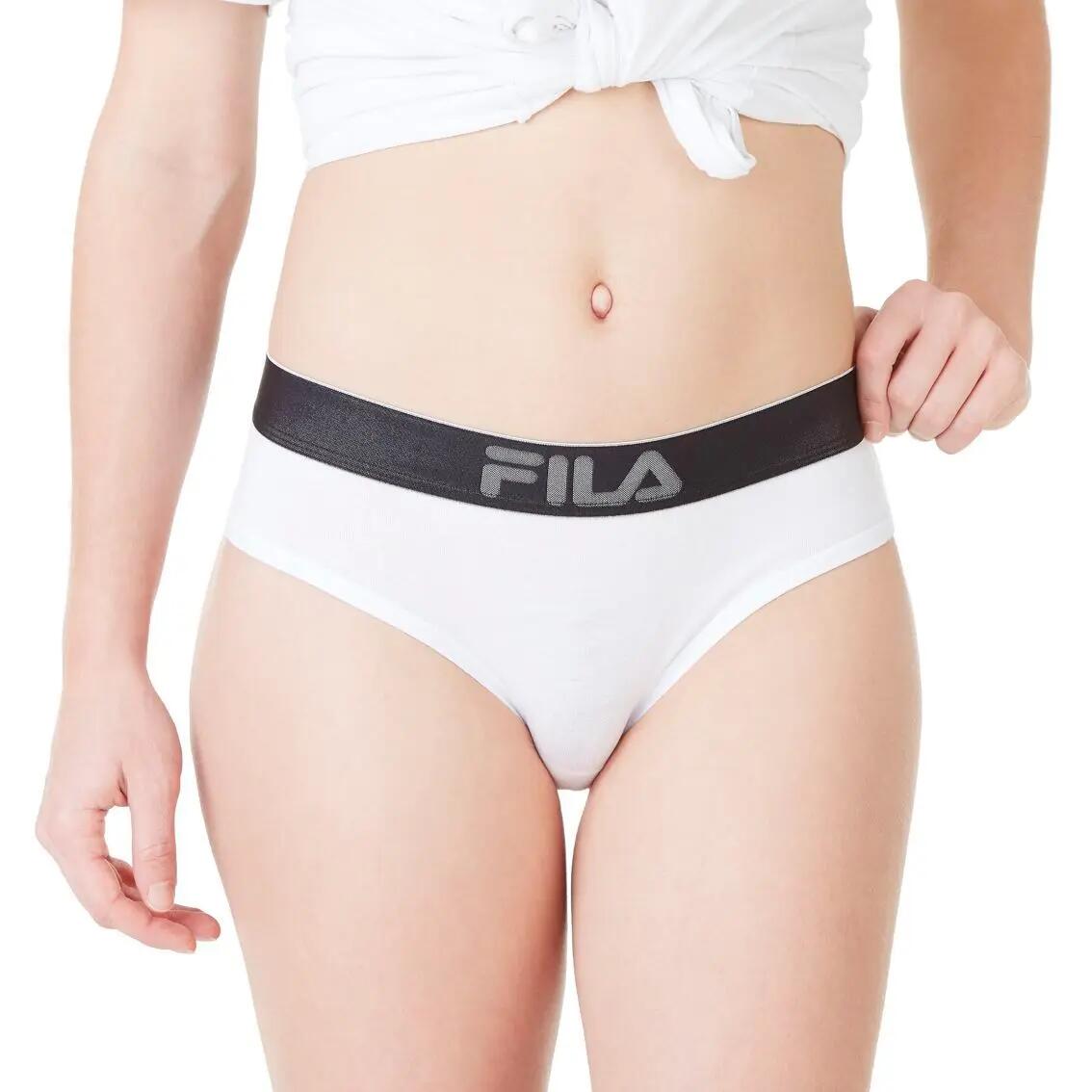 Calzoncillos de algodón liso para mujer Fila 3/3