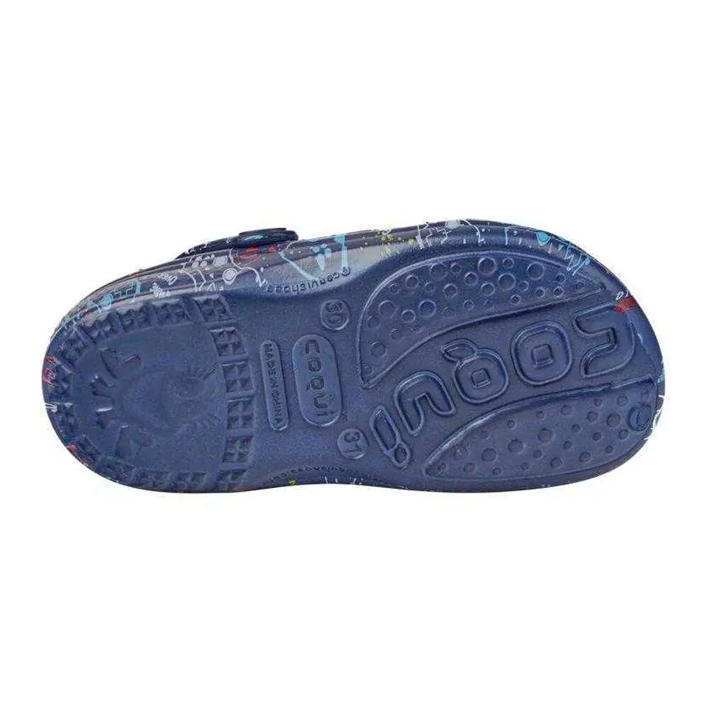 Sabots Été Motif/style Jeu Vidéo BIG FROG Enfant (Bleu Marine Foncé) 6/6