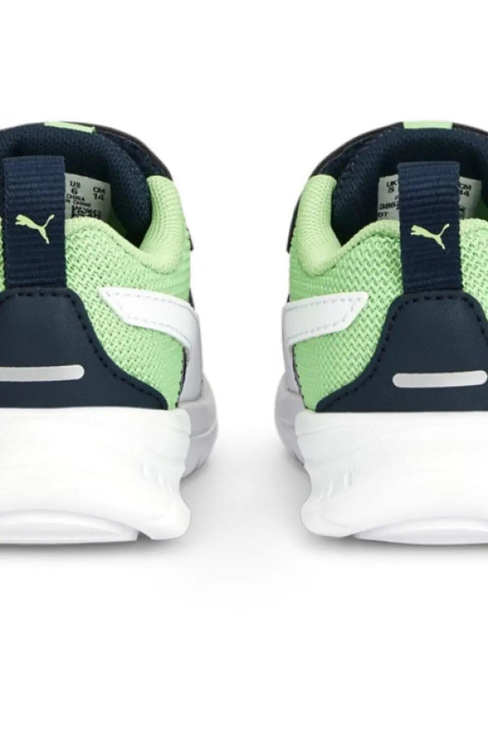 Chaussures PUMA Evolve Run Mesh Noir/Blanc/Vert 2/5