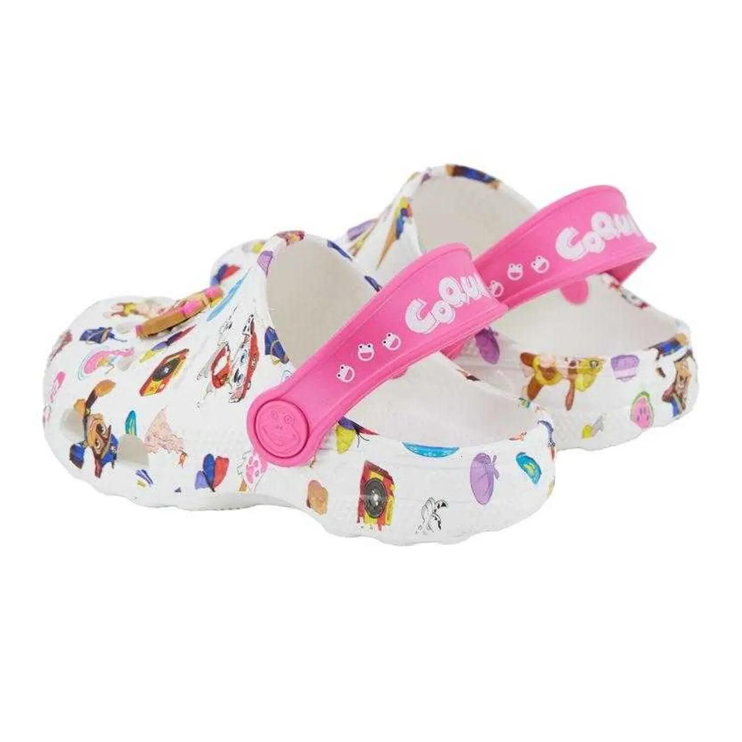 Sabots Motif/style La Pat´Patrouille Enfant (Blanc / Rose / Rosâtre) 2/6