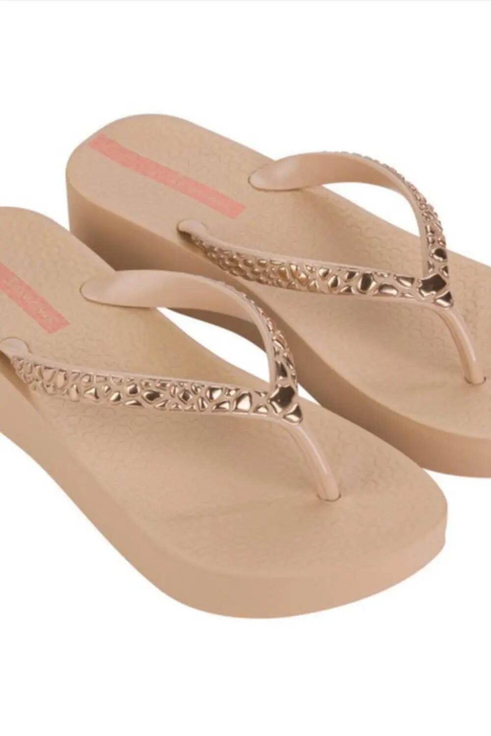 Ipanema Mesh IX Plat Fem 40 - Sandalia de malla multicolor 3/4