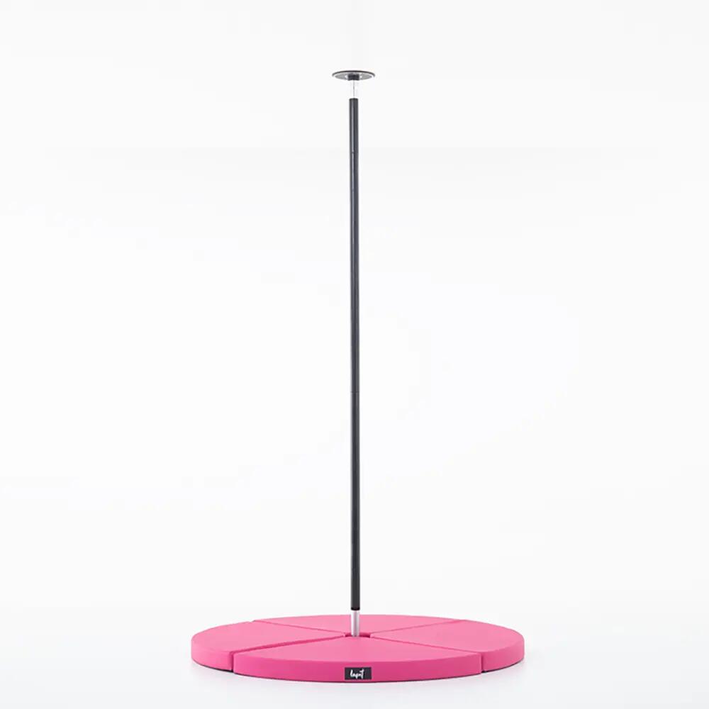 TAPIS DE DANSE PLIABLE, ROND STANDARD rose, D 1500 mm, T 80 mm 3/4