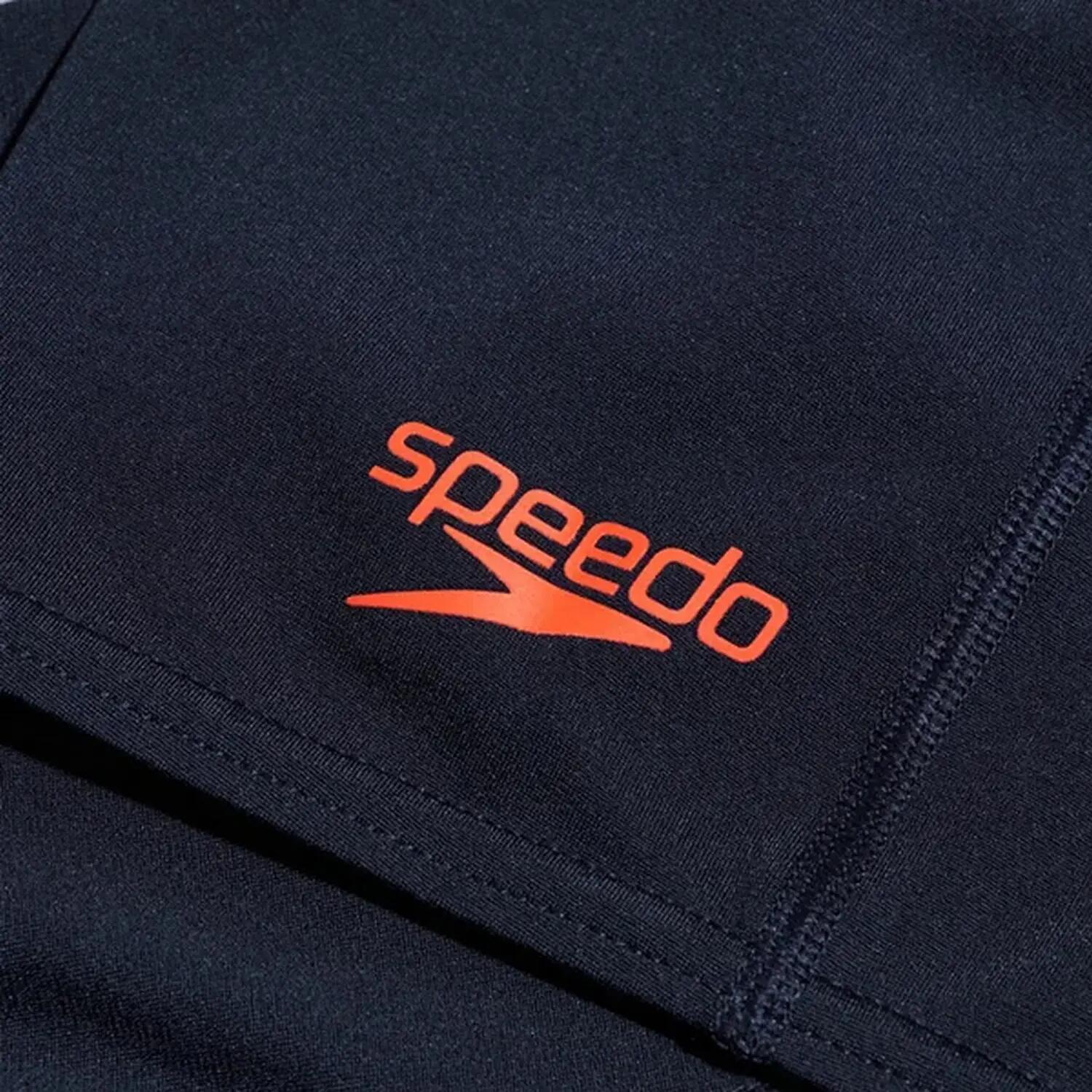 Mens Stripe Textile Technical Jammer Shorts (Navy/Orange) 6/6