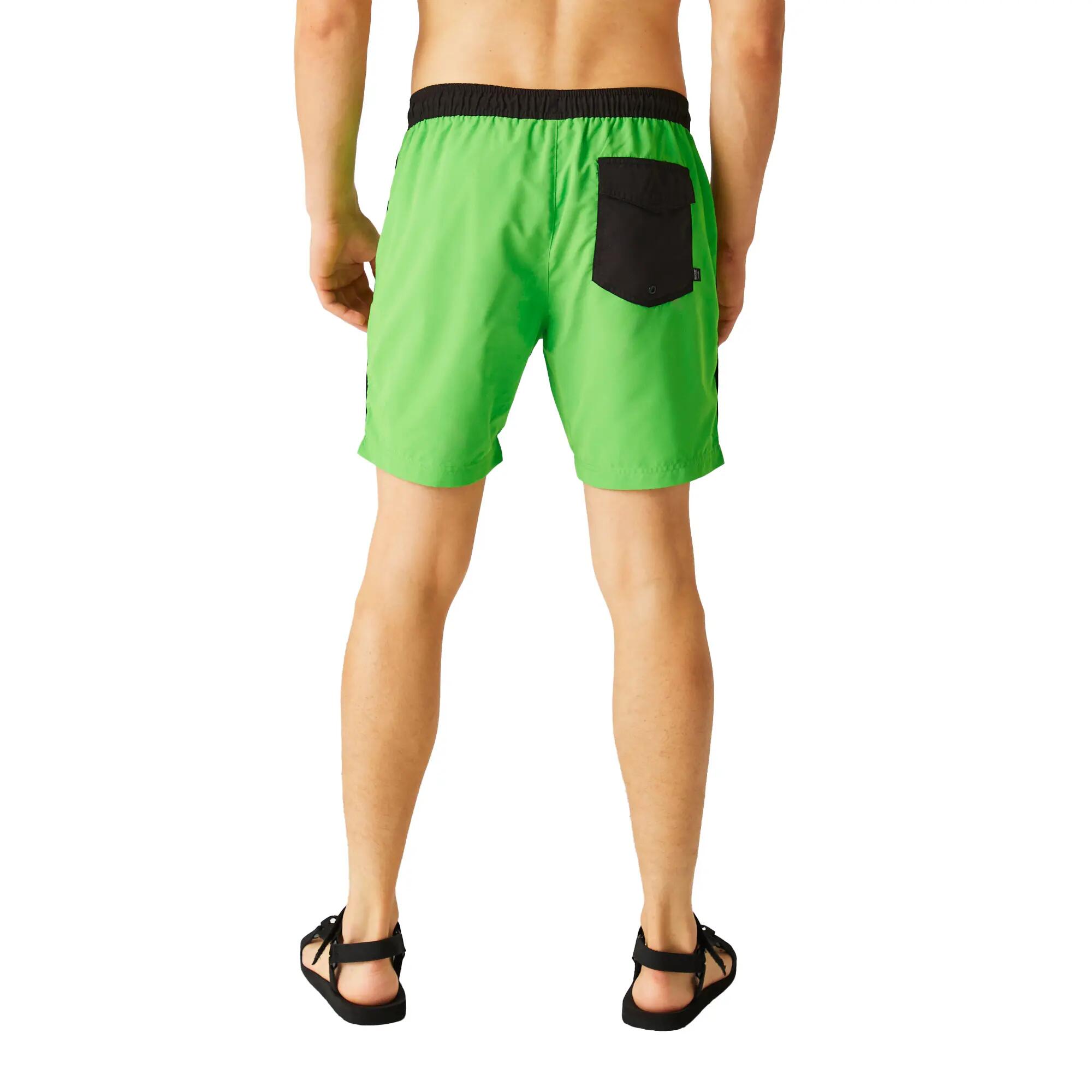 Mens Bentham Swim Shorts (Fairway Green/Black) 6/6