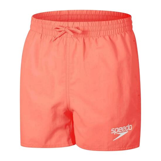 Short De Bain Motif/style Logo Homme (Rouge Clair)