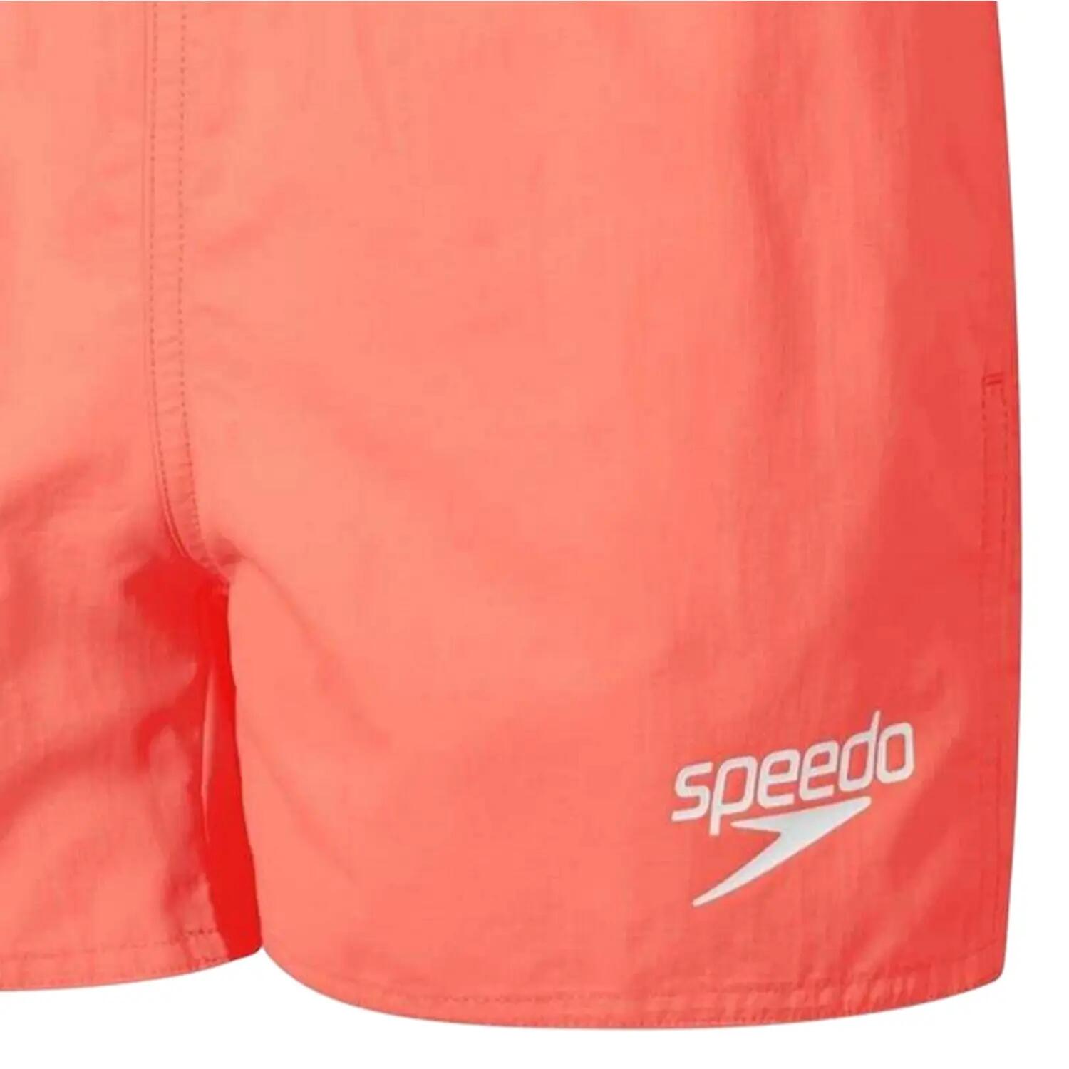 Short De Bain Motif/style Logo Homme (Rouge Clair) 3/4