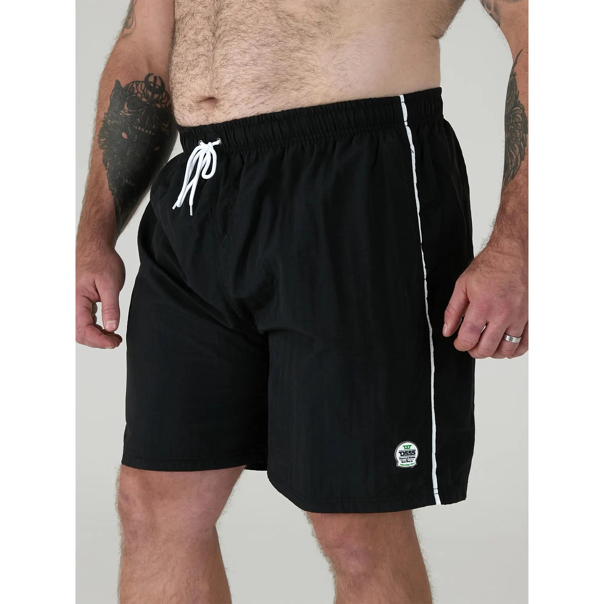 Mens D555 Yarrow Kingsize Swim Shorts (Black) 5/6
