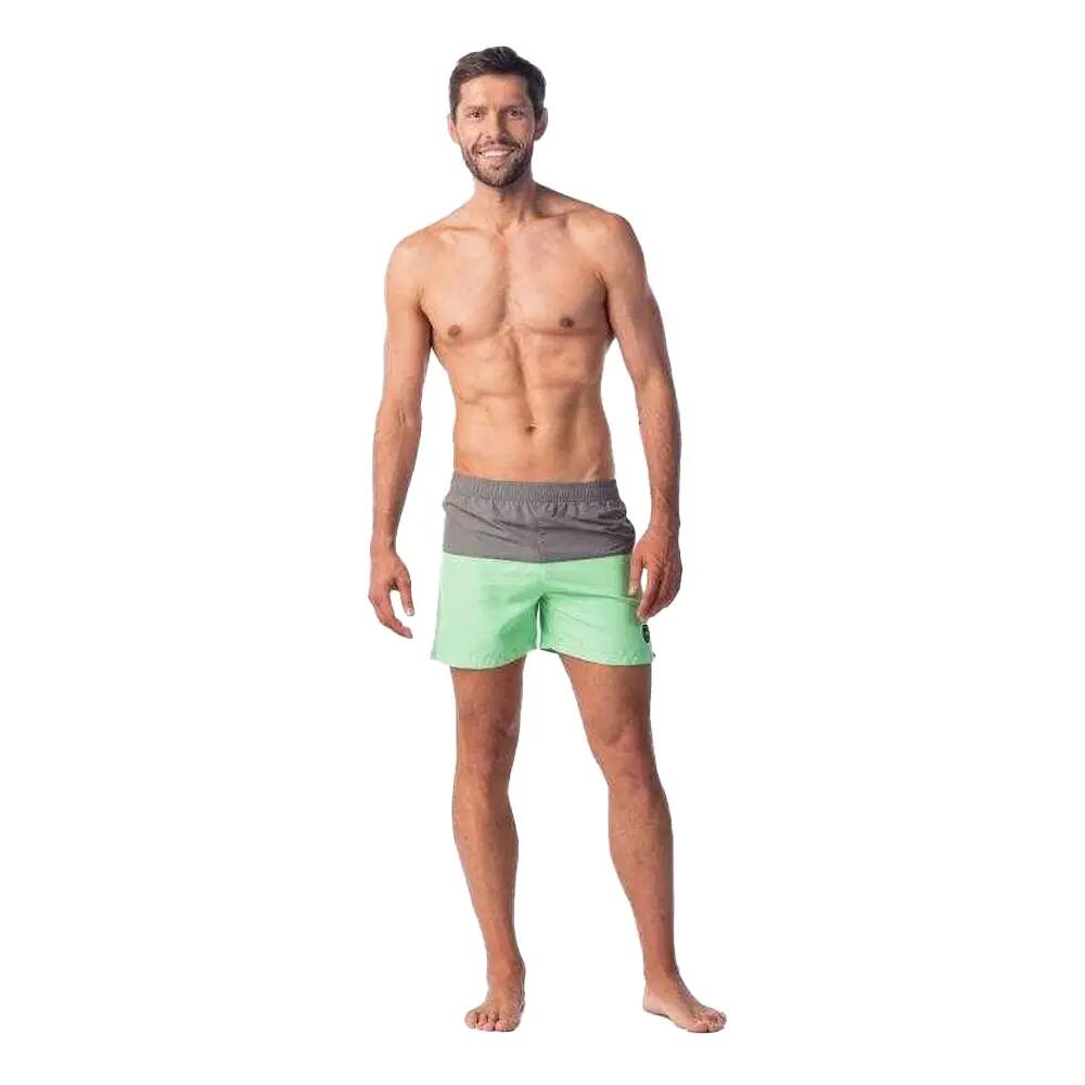 "Kaden II" Badeshorts für Herren Grün/Grau 7/7