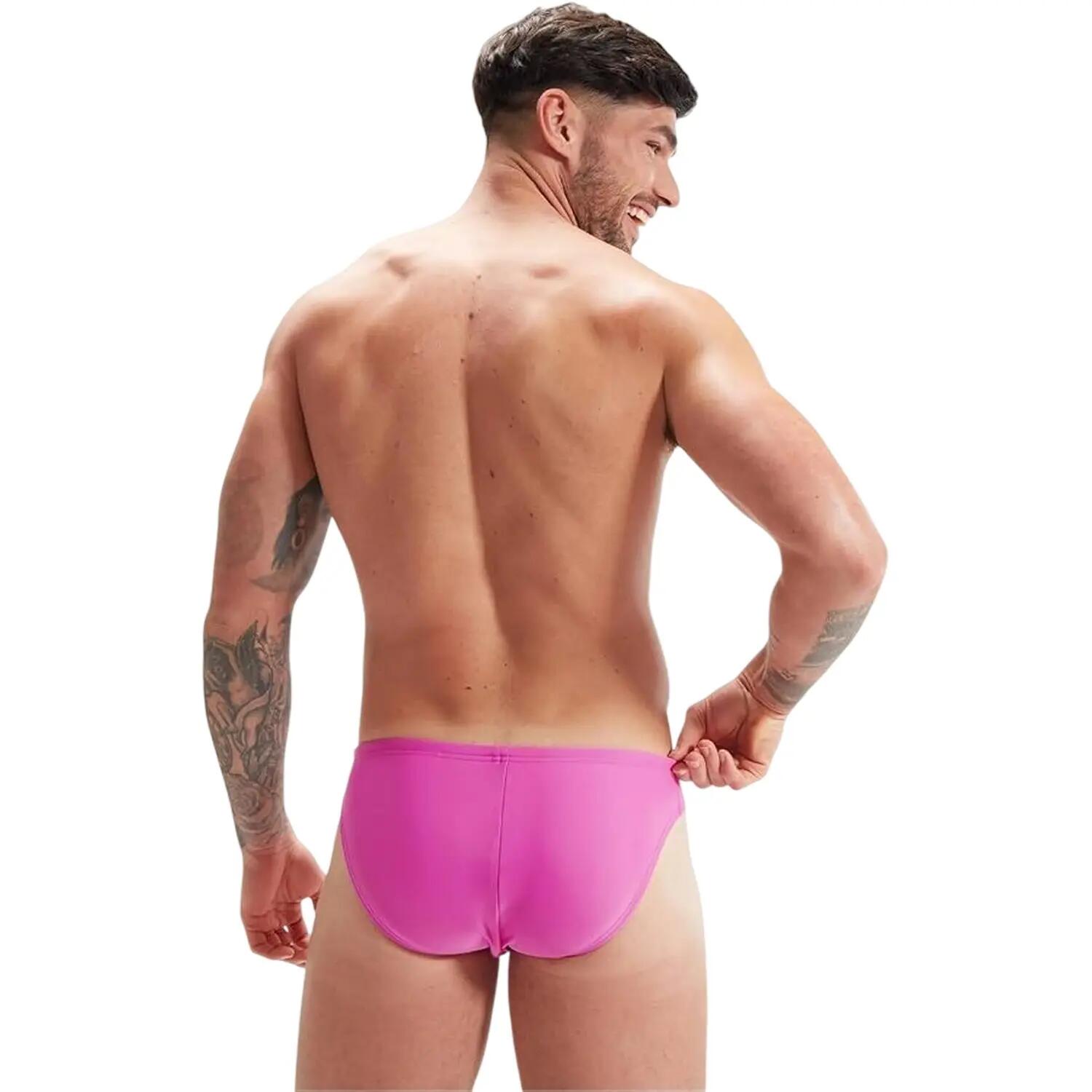 Mens Solar Swim Briefs (Purple) 3/4
