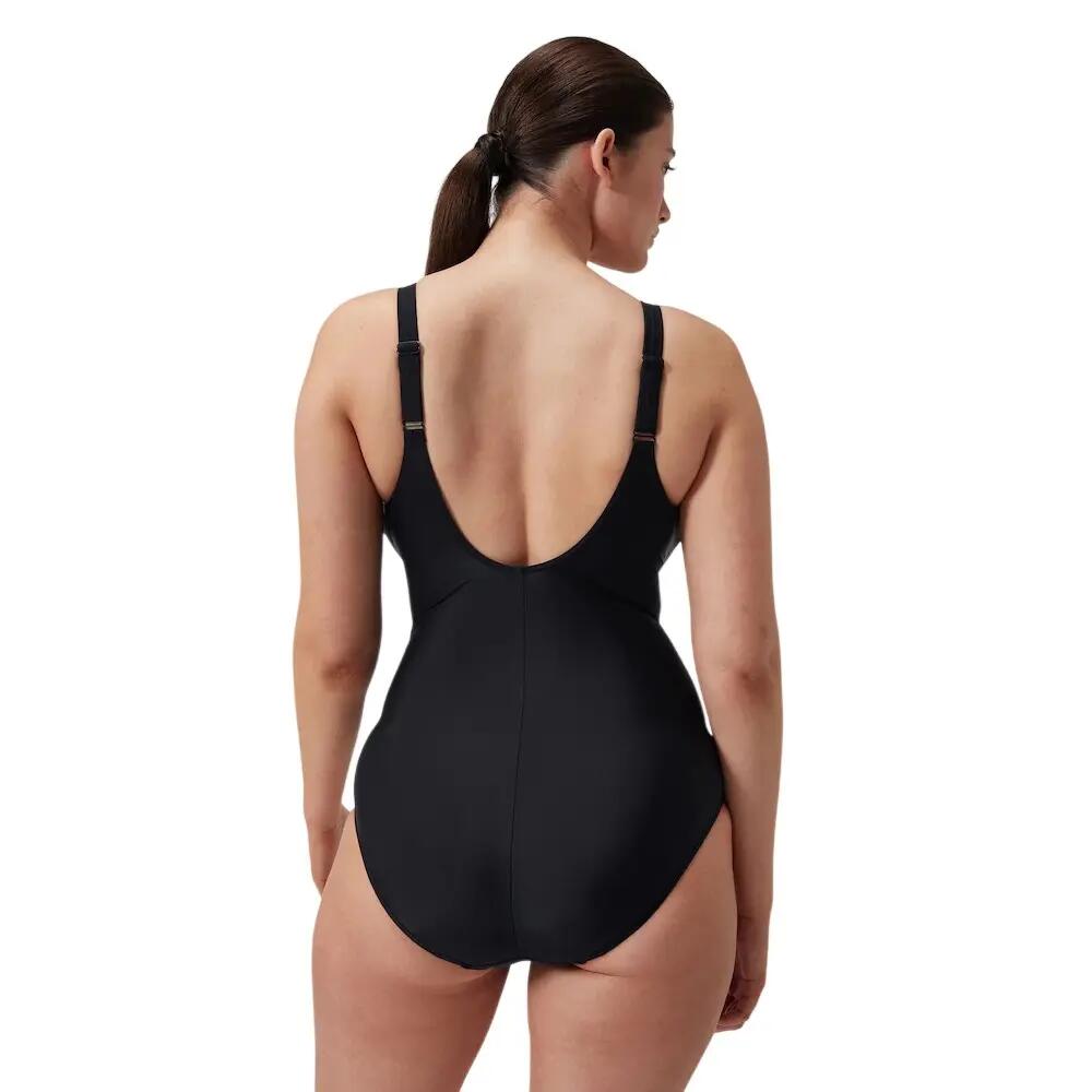 Maillot De Bain 1 Pièce Femme (Noir) 5/6