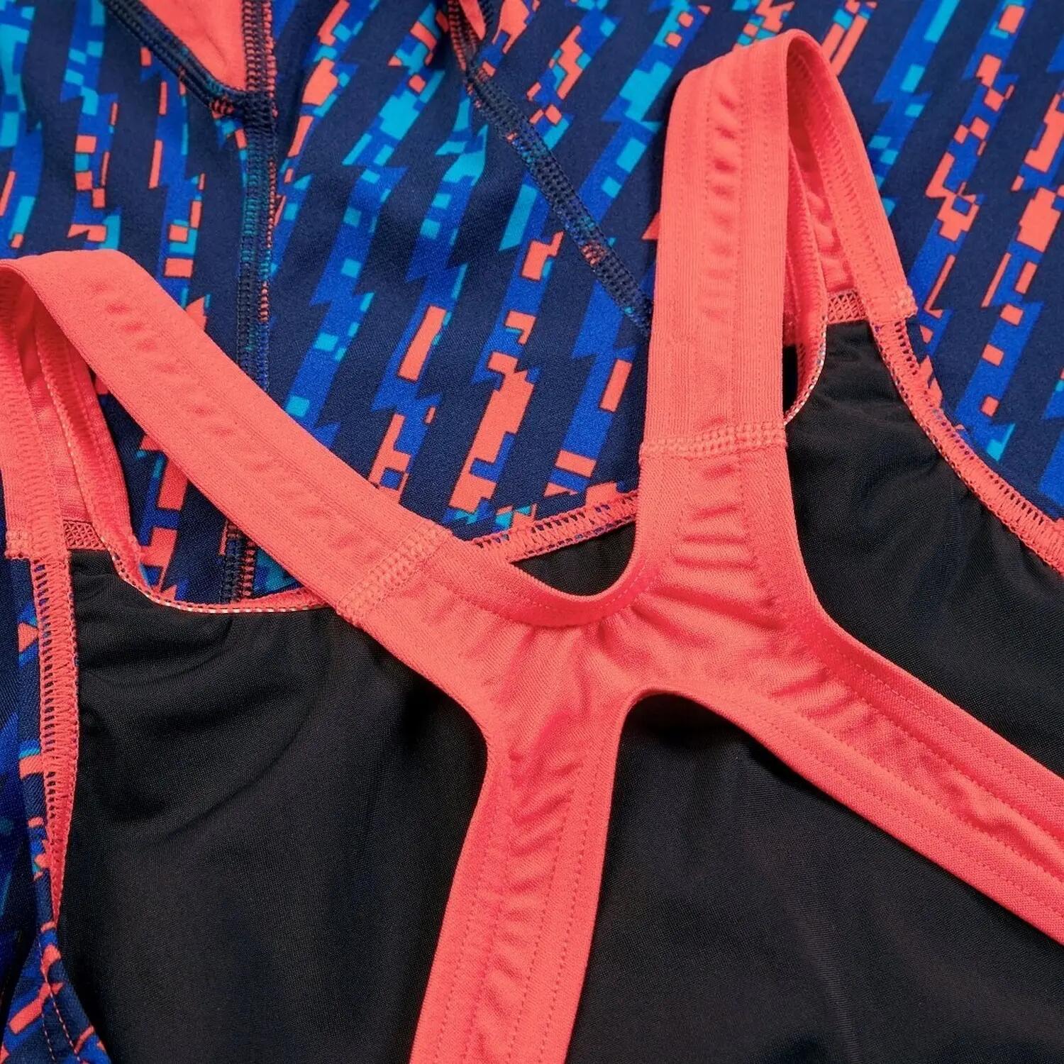 Bañador Pantalón Kneeskin de Eco Endurance+ Niñas Azul, Rojo 5/5
