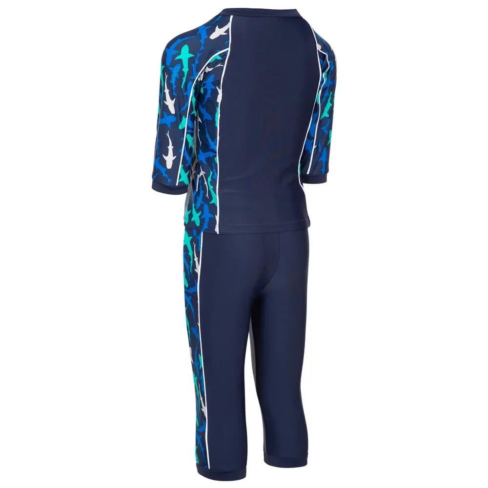 Maillot De Bain AntiUV SMILEY Enfant (Bleu) 6/7