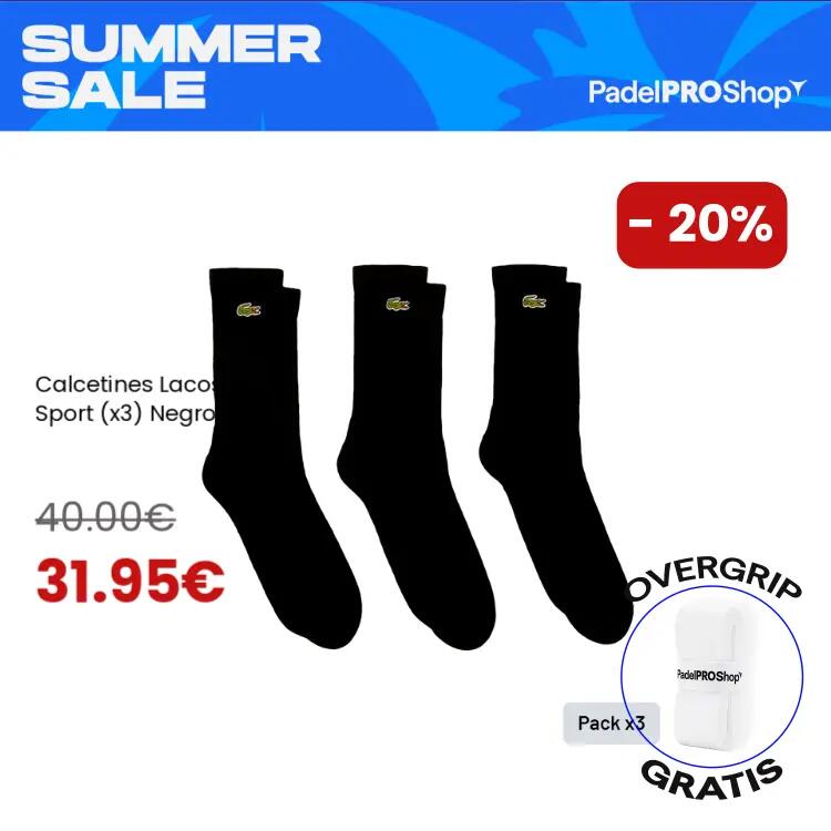 Calzini Lacoste Sport (x3) Nero 1/2