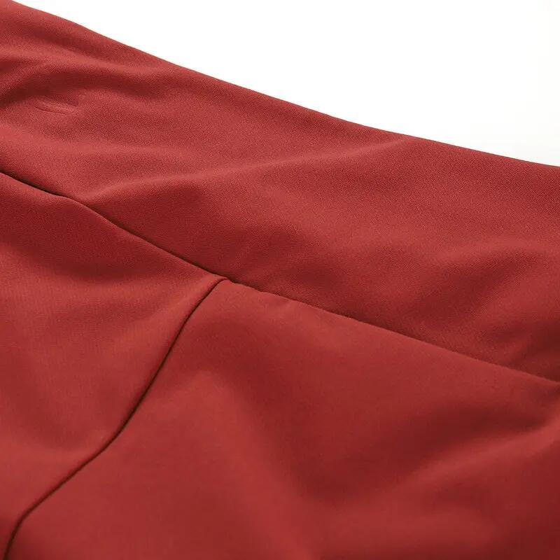 Leggings de outdoor GERWA 2 mujer ALPINE PRO Rojo oscuro 9/11