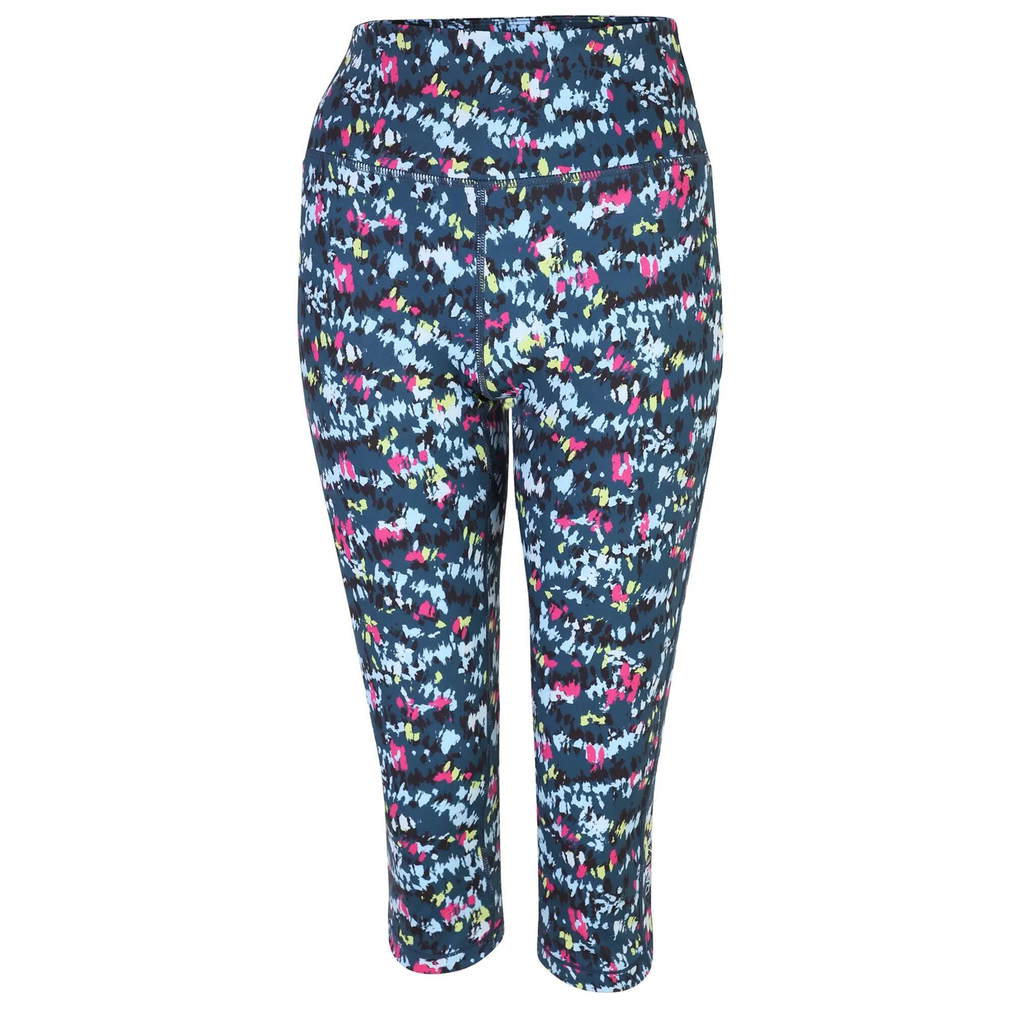 Legging ¾ À Taille Élastiquée Motif/style Imprimé INFLUENTIAL Femme (Bleu Nuit 7/7