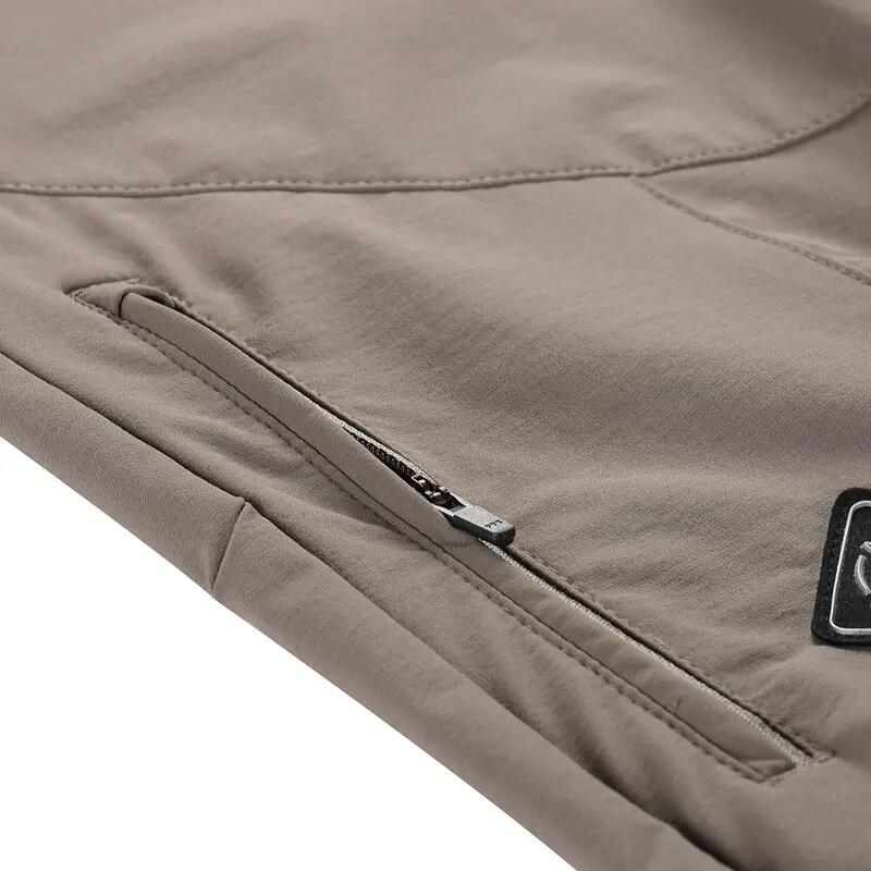 Pantalones softshell AKANA 3 mujer ALPINE PRO Beige 11/14