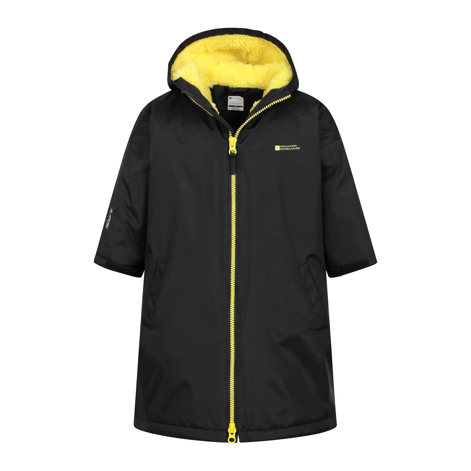 Childrens/Kids Tidal Waterproof Robe (Jet Black) 5/5