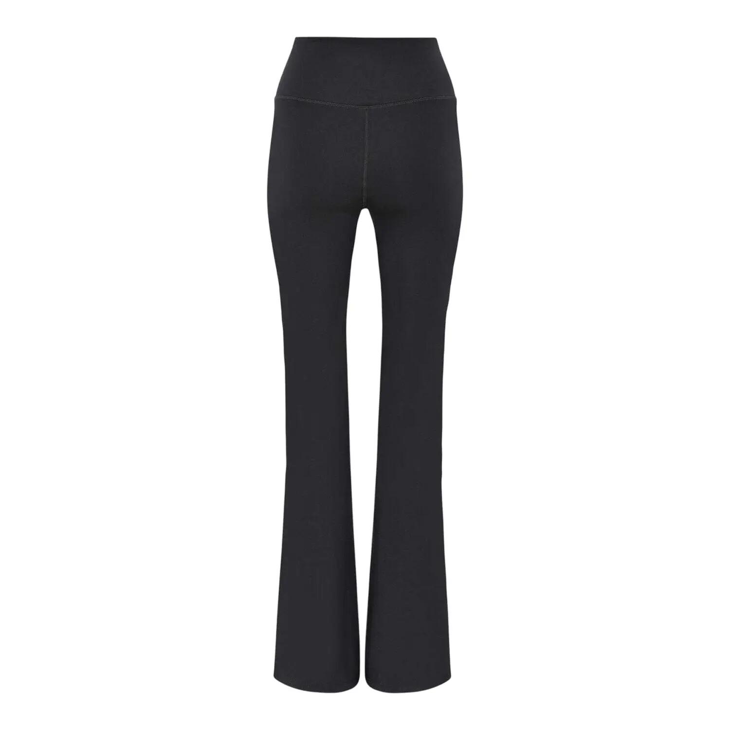 Womens/Ladies Fitted And Flared Leggings (Black) 2/3