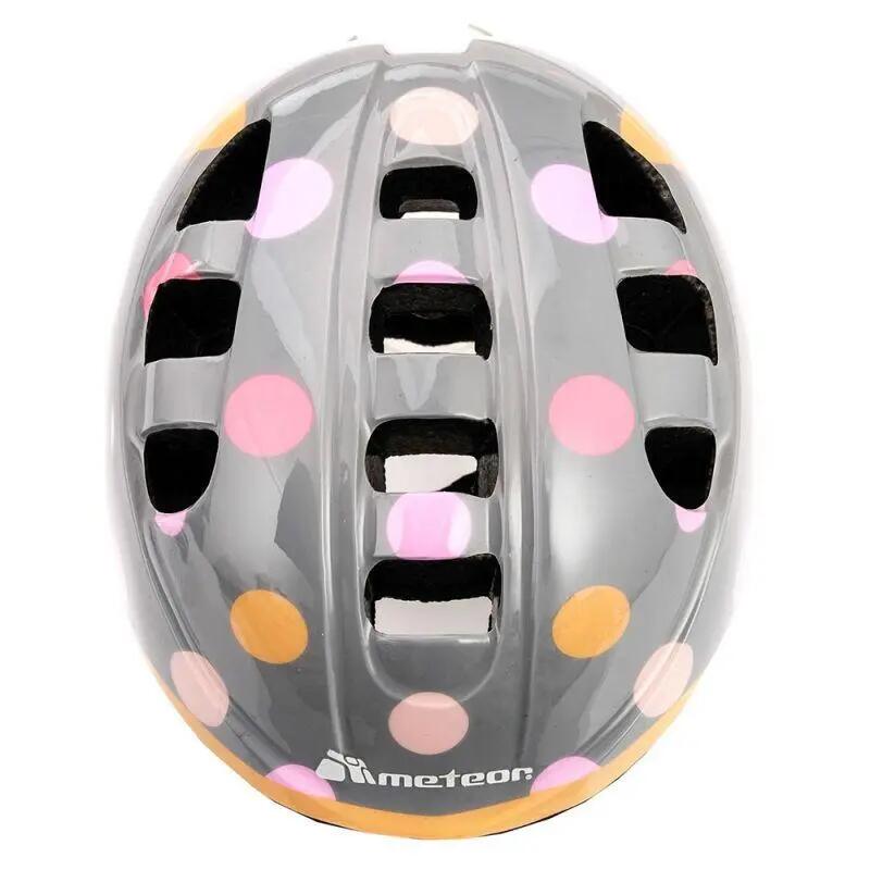 Casque Motif/style À Pois Enfant (Gris Pâle) 5/5