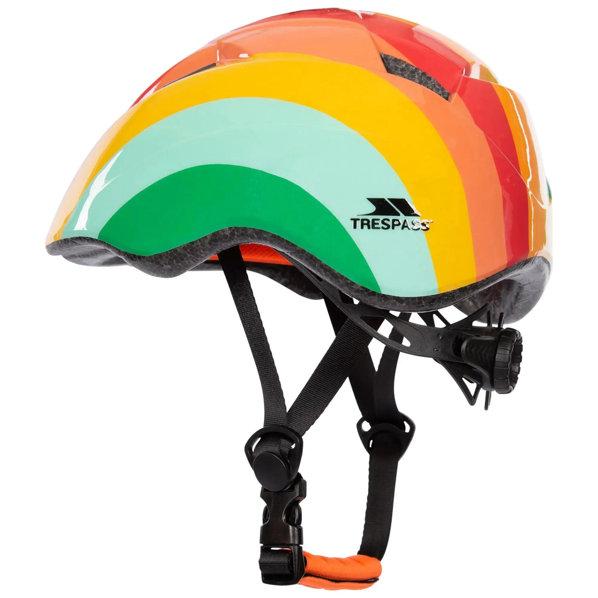 RegenbogenStreifen Helm für Mountainbikes "Dunt" Kinder Bunt 6/6