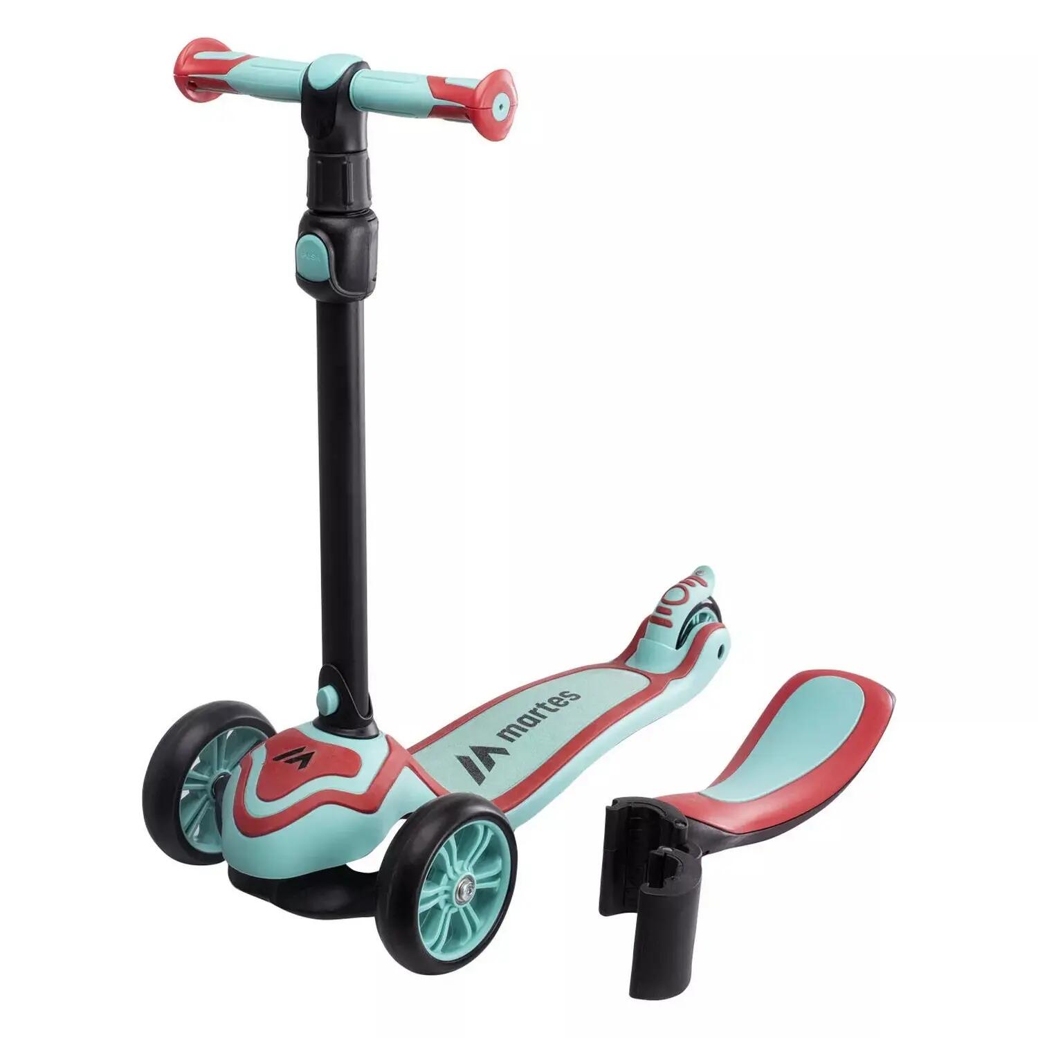 Patinete Pudding II para Niños/Niñas Océano, Rojo 5/5