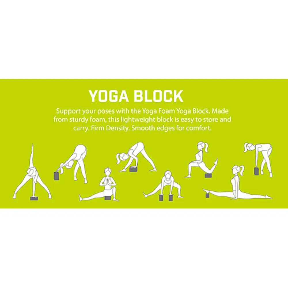Marble Yoga Block (Black/White) One Size 6/6