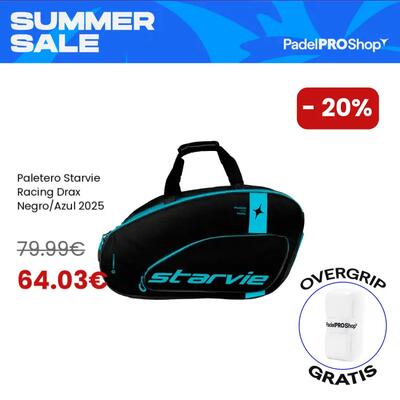 Borsa per Racchette Starvie Drax da corsa Nero/Blu 2025