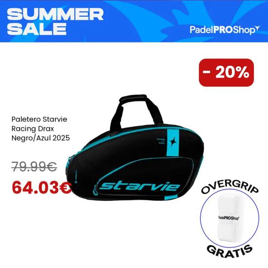 Borsa per Racchette Starvie Drax da corsa Nero/Blu 2025