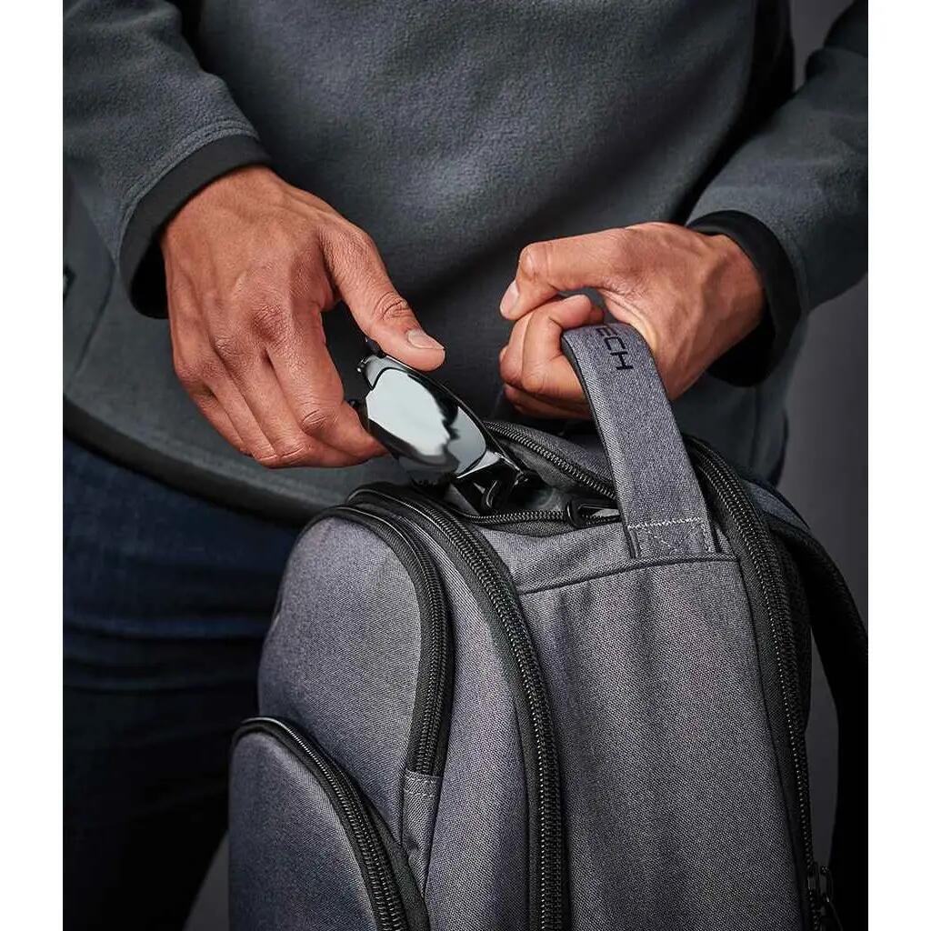 Rucksack "Madison" Damen und Herren Kohlen-Schwarz 6/6