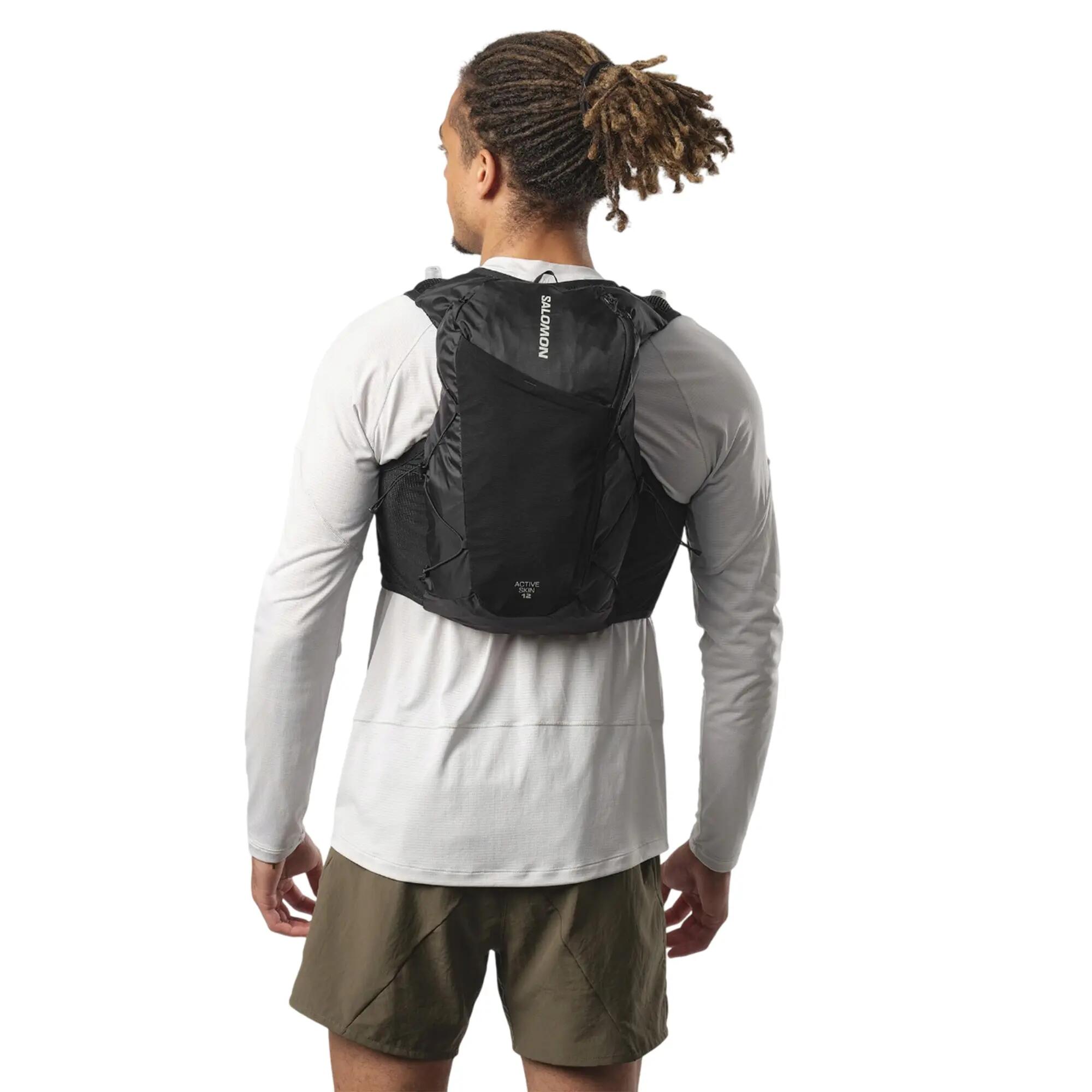 Corsa 12L (Capacità) Gilet Salomon Active Skin Nero 5/5