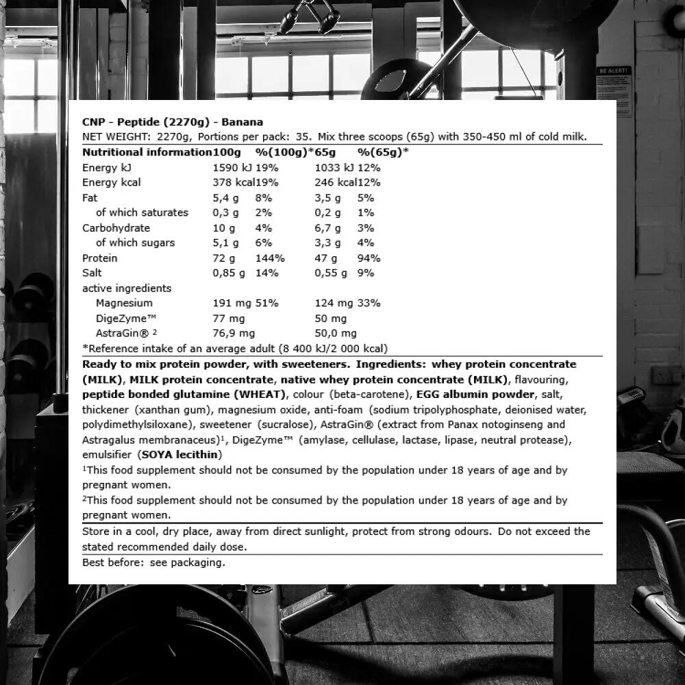 CNP Peptide (2270g) Banana - Eiweiße - Protein-Mischung 3/3