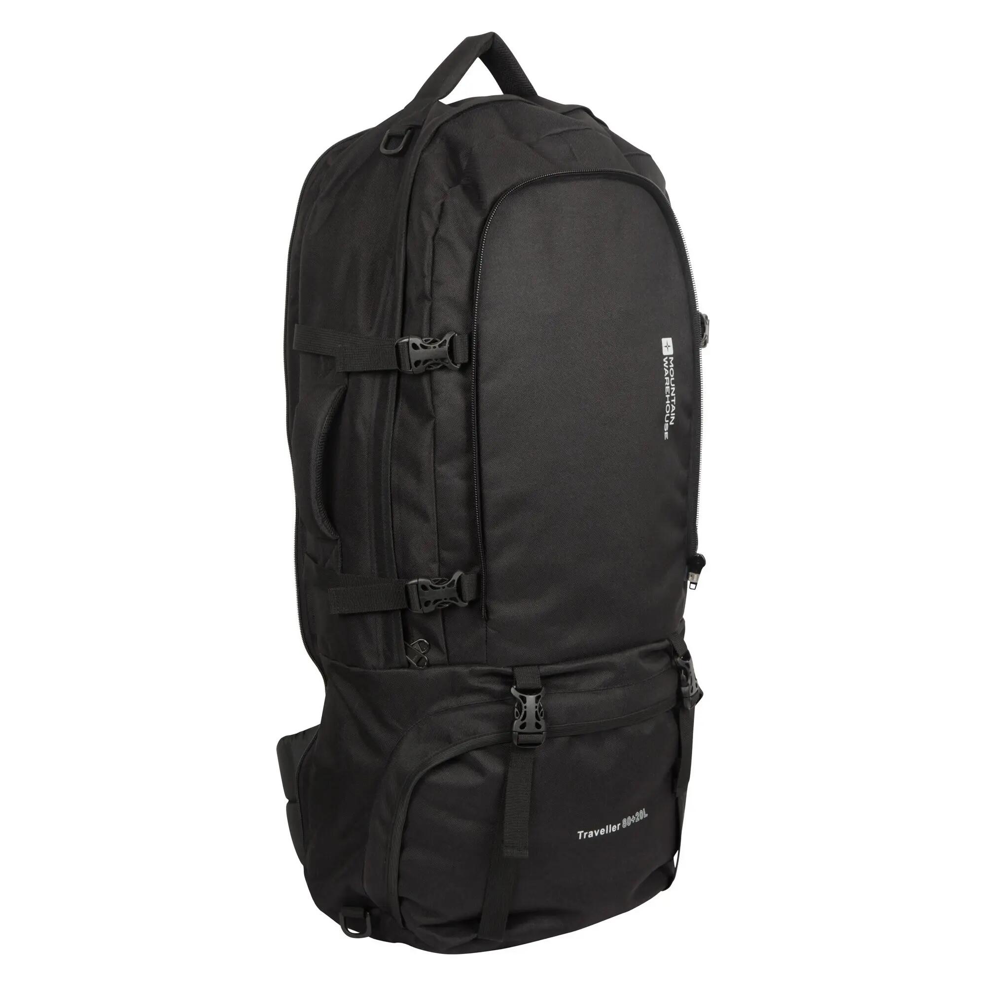 Rucksack "Traveller", 100L Damen und Herren Schwarz 5/6