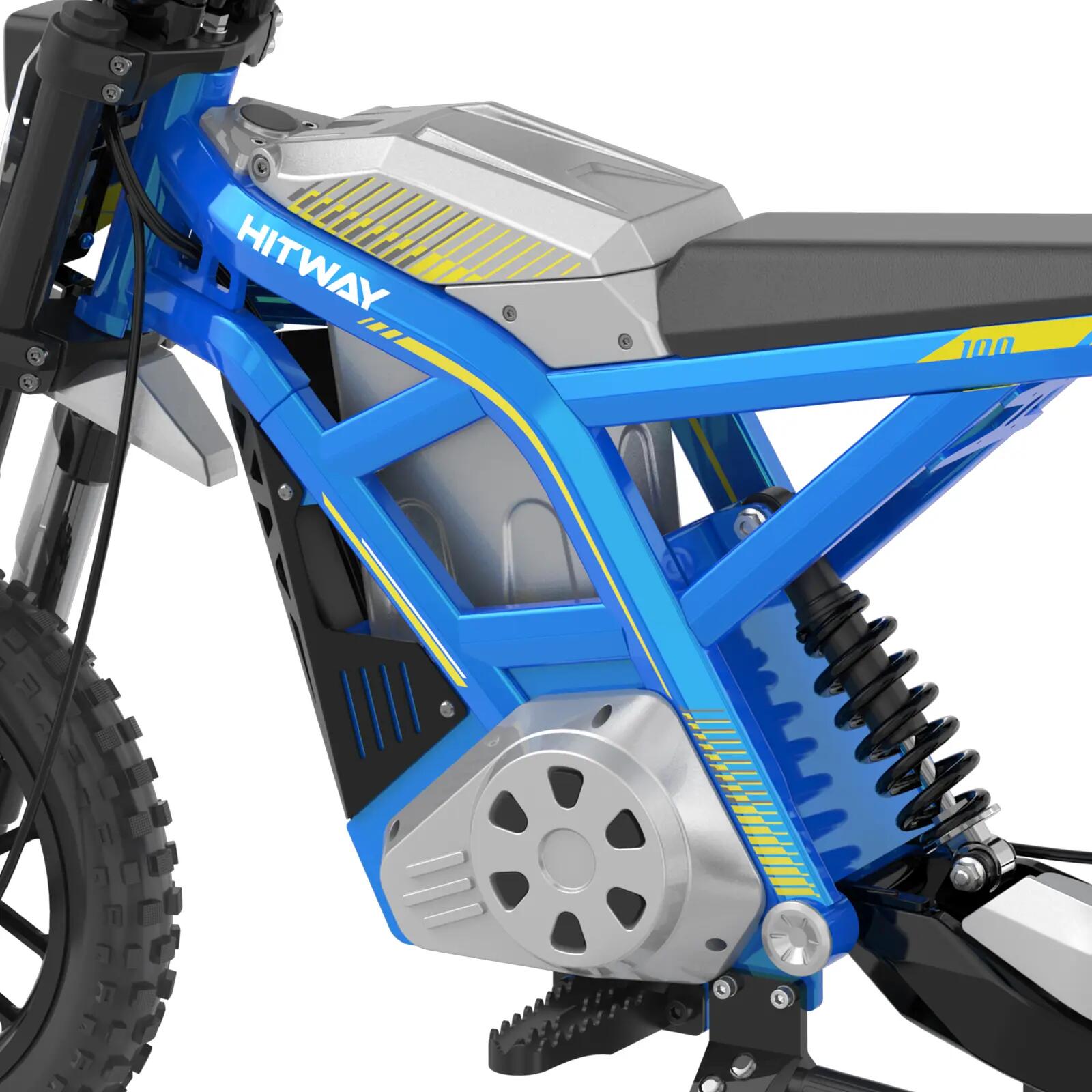 Bicicleta elétrica infantil HT100 14" 400W bateria 36V 10,4Ah 6/7