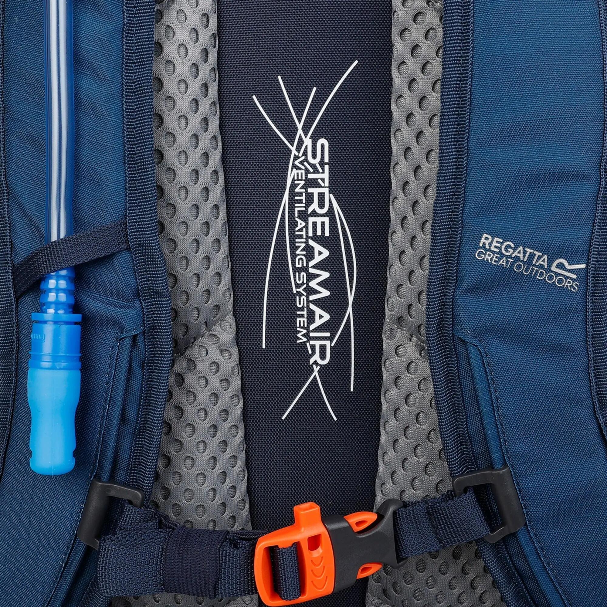 Rucksack "Highton V2", 45l Damen und Herren Marineblau/Dunkles Jeansblau 6/7