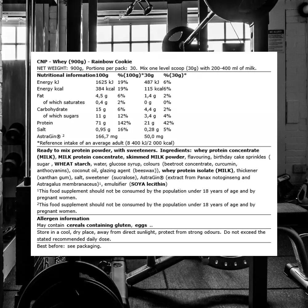 CNP Whey (900g) Rainbow Cookie - Protéines - Mélange de protéines 3/3