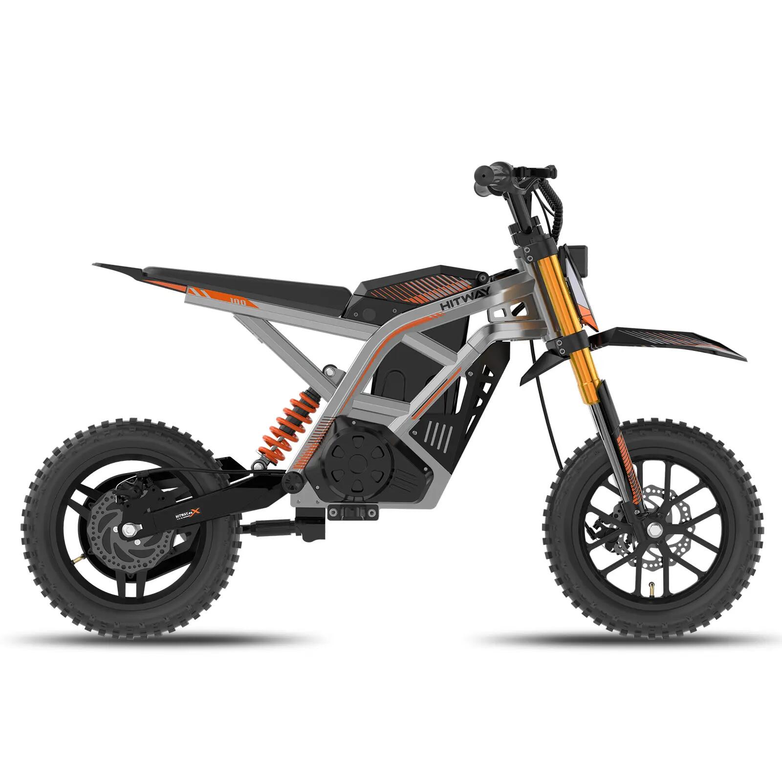 Bicicleta elétrica infantil HT100 14" 400W bateria 36V 10,4Ah 3/7