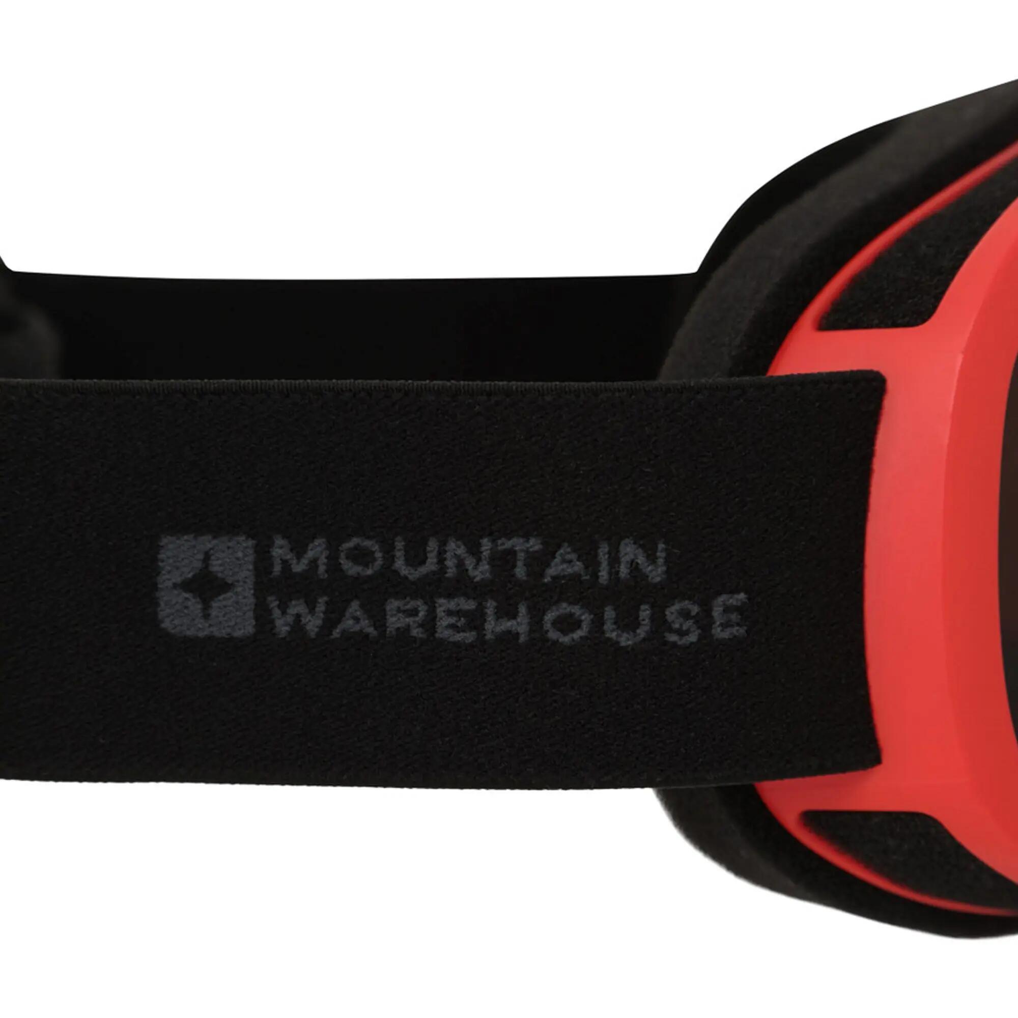 Adulto Unisex Occhiali Da Sci Mountain Warehouse Rosso 5/5